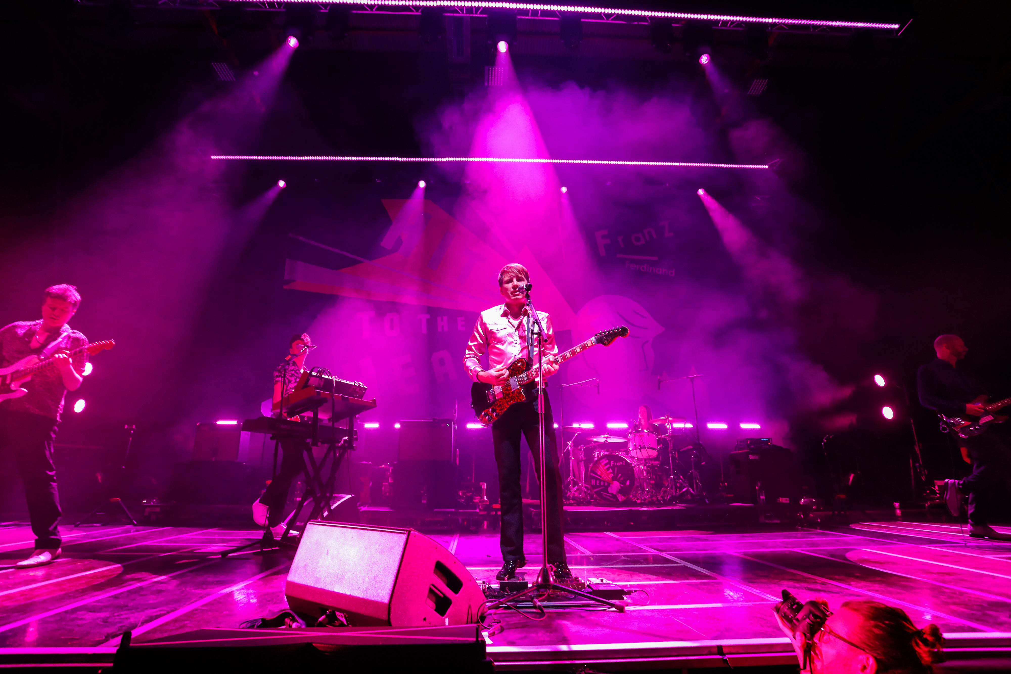 25.04.2022., Zagreb - U Domu sportova odrzan je koncert grupe Franz Ferdinand. Photo: Tomislav Miletic/PIXSELL