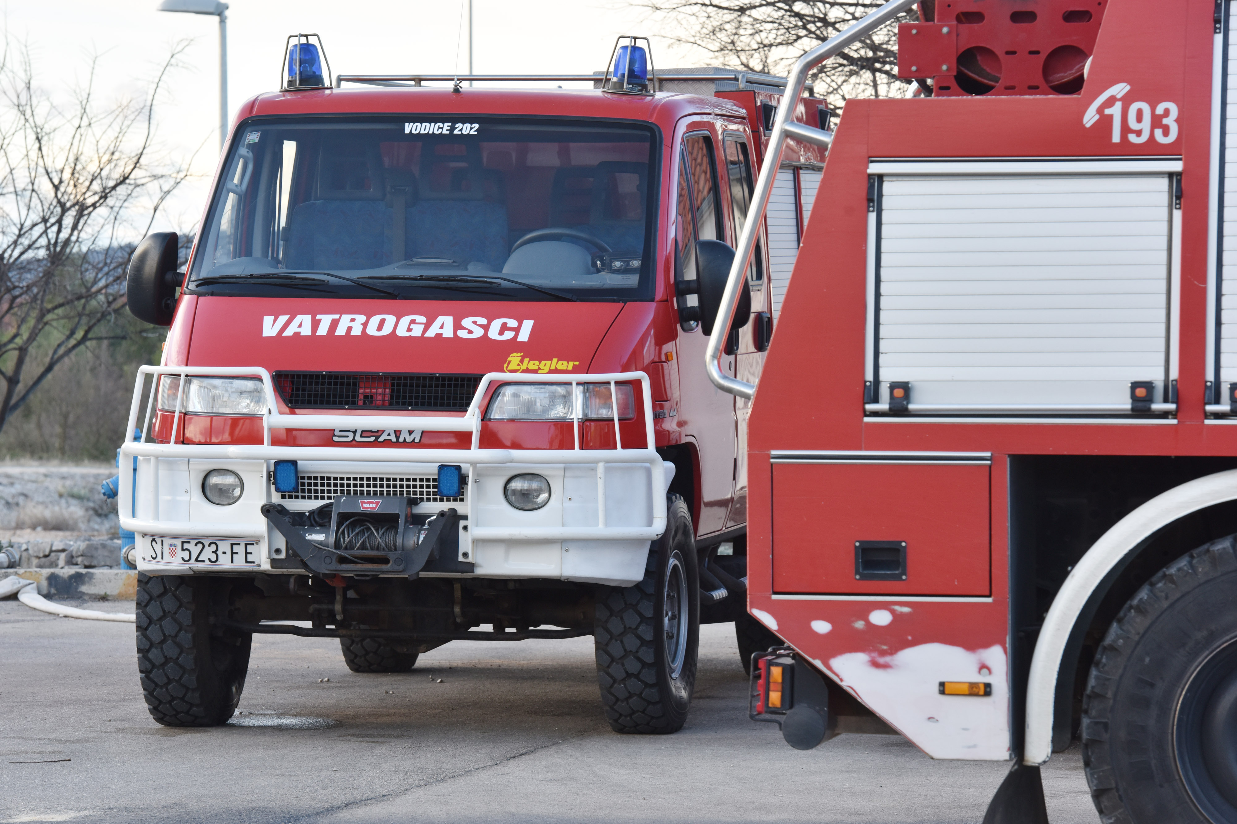 Vatrogasna vozila i oprema DVD-a Vodice 05.01.2019., Photo: Hrvoje Jelavic/PIXSELL