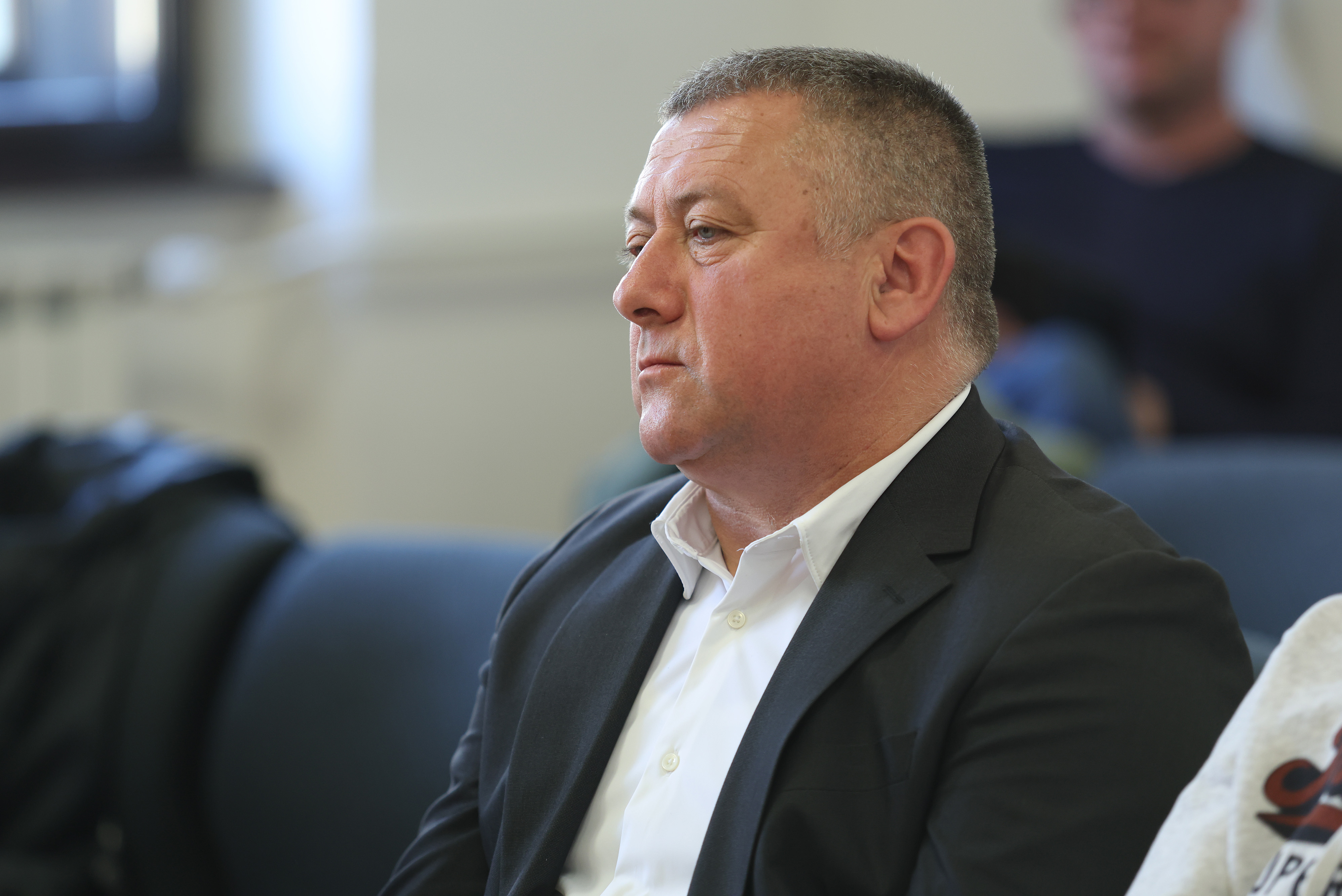 09.03.2026., Osijek - Sudjenje bivsem vukovarsko-srijemskom zupanu Damiru Dekanicu, optuzenom za laziranje prometne nesrece u Cerni.  Photo: David Jerkovic/PIXSELL