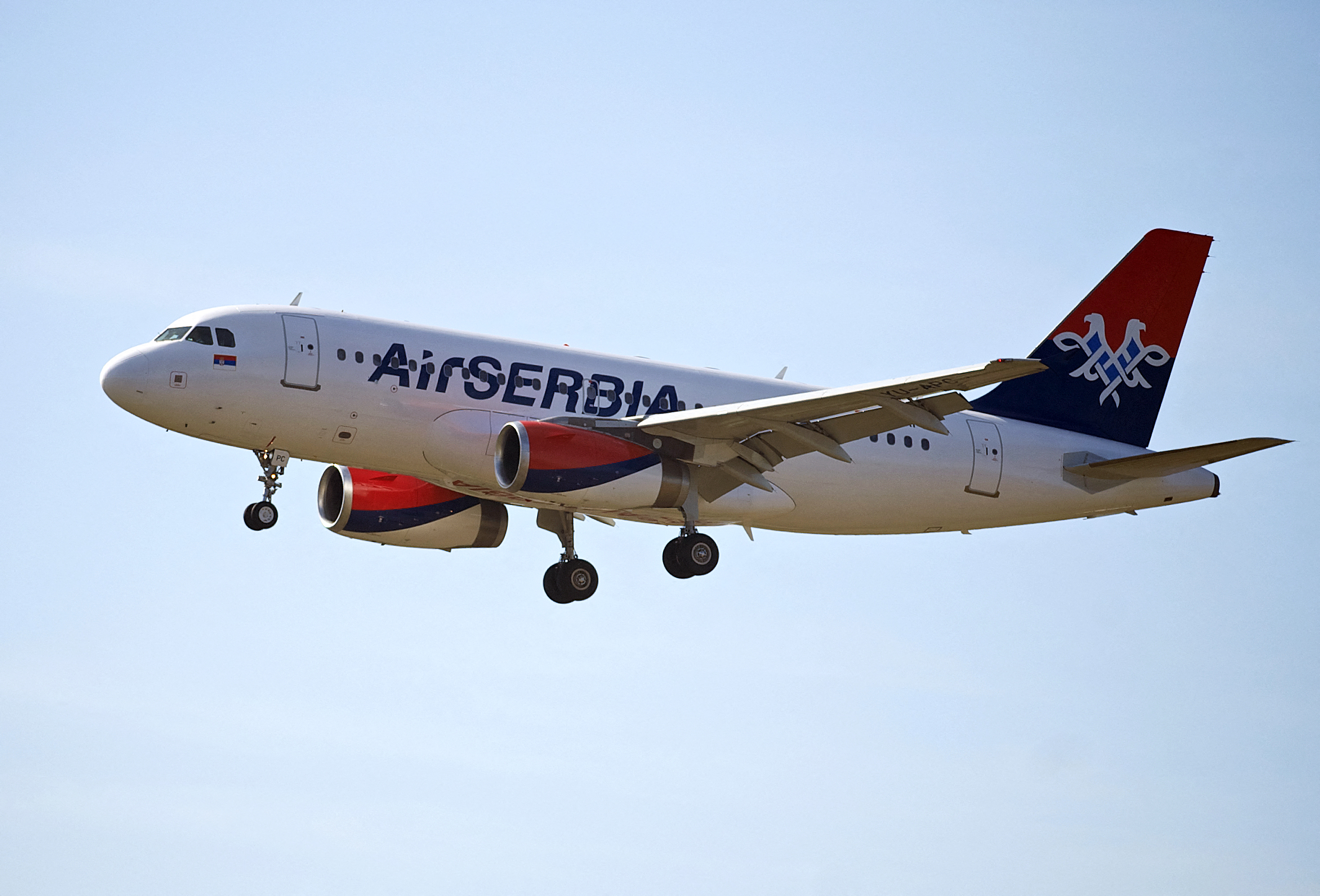 The first Air Serbia Airbus