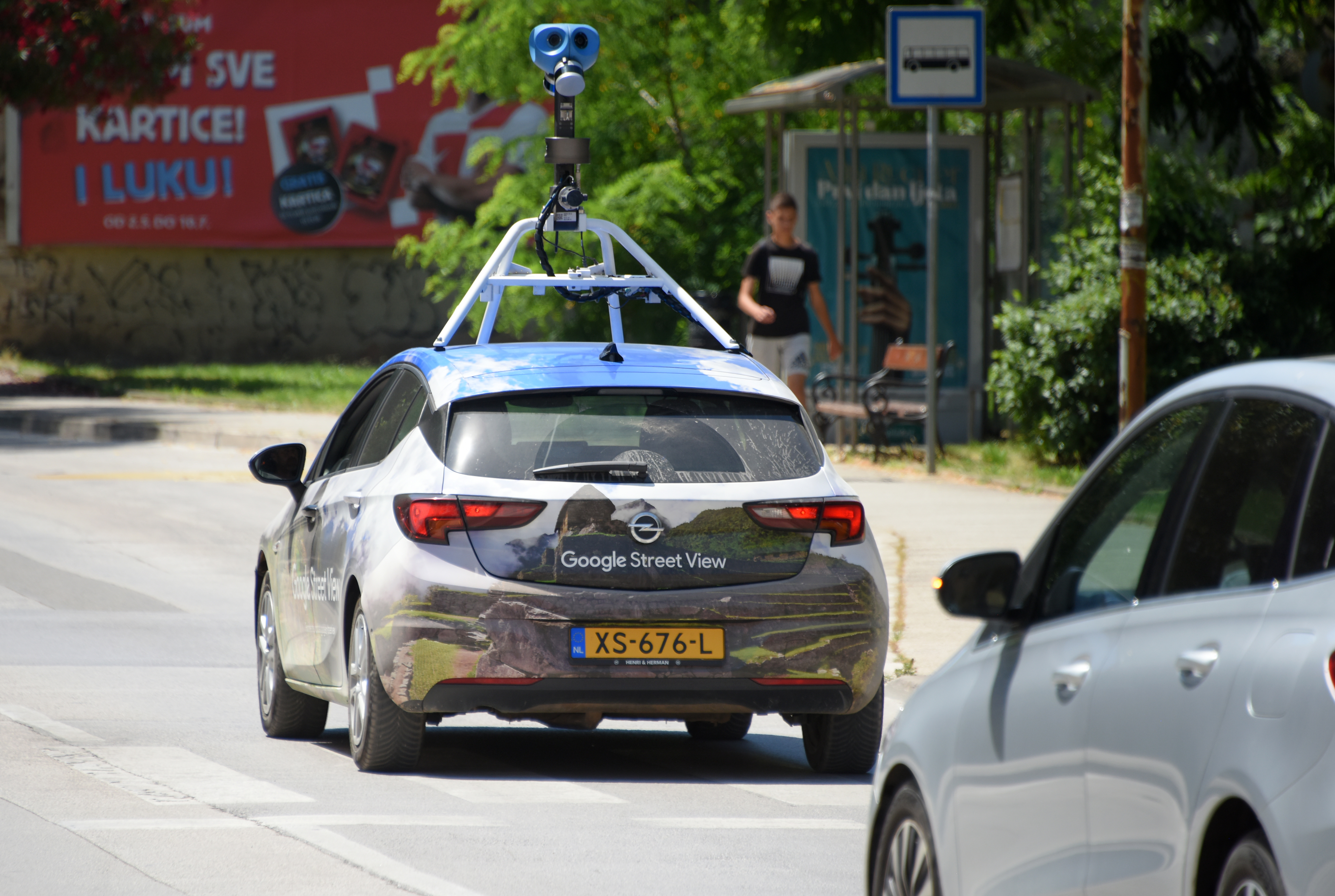 18.06.2024., Pula: Ovih se dana na pulskim prometnicama moze sresti sluzbeno Google street view vozilo. Photo: Sasa Miljevic / PIXSELL/PIXSELL