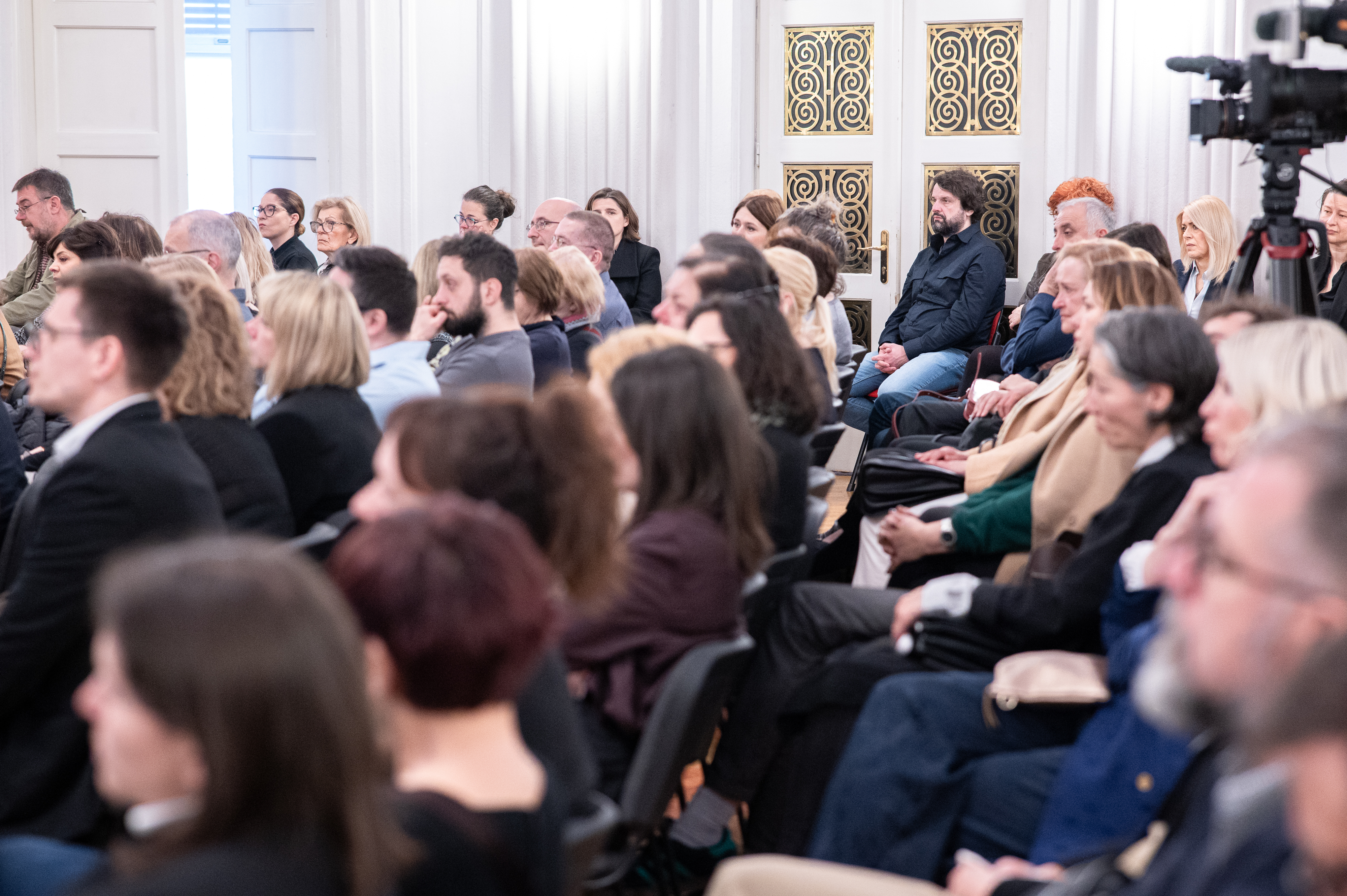 16.03.2026., Novinarski dom, Zagreb – Komemoracija za novinarku Milu Moralic. Photo: Luka Antunac/PIXSELL