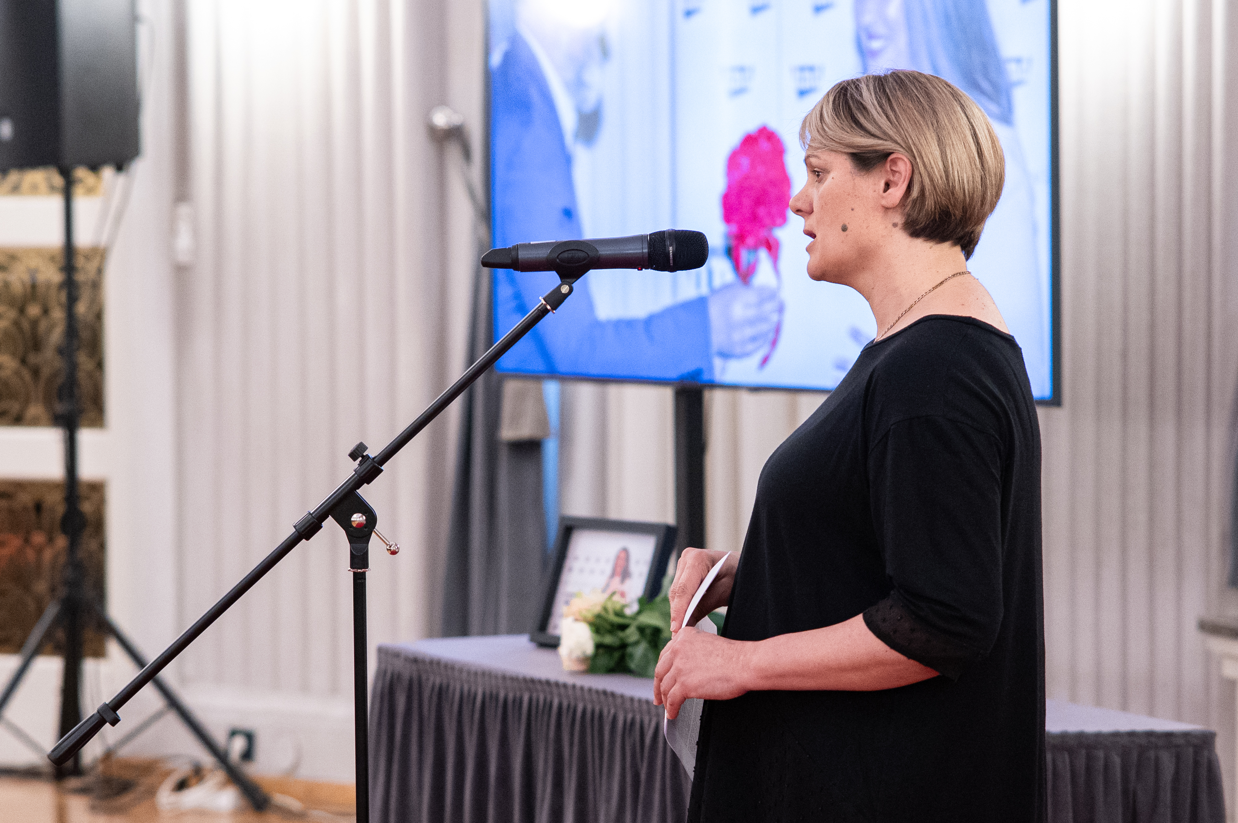 16.03.2026., Novinarski dom, Zagreb – Komemoracija za novinarku Milu Moralic. Photo: Luka Antunac/PIXSELL