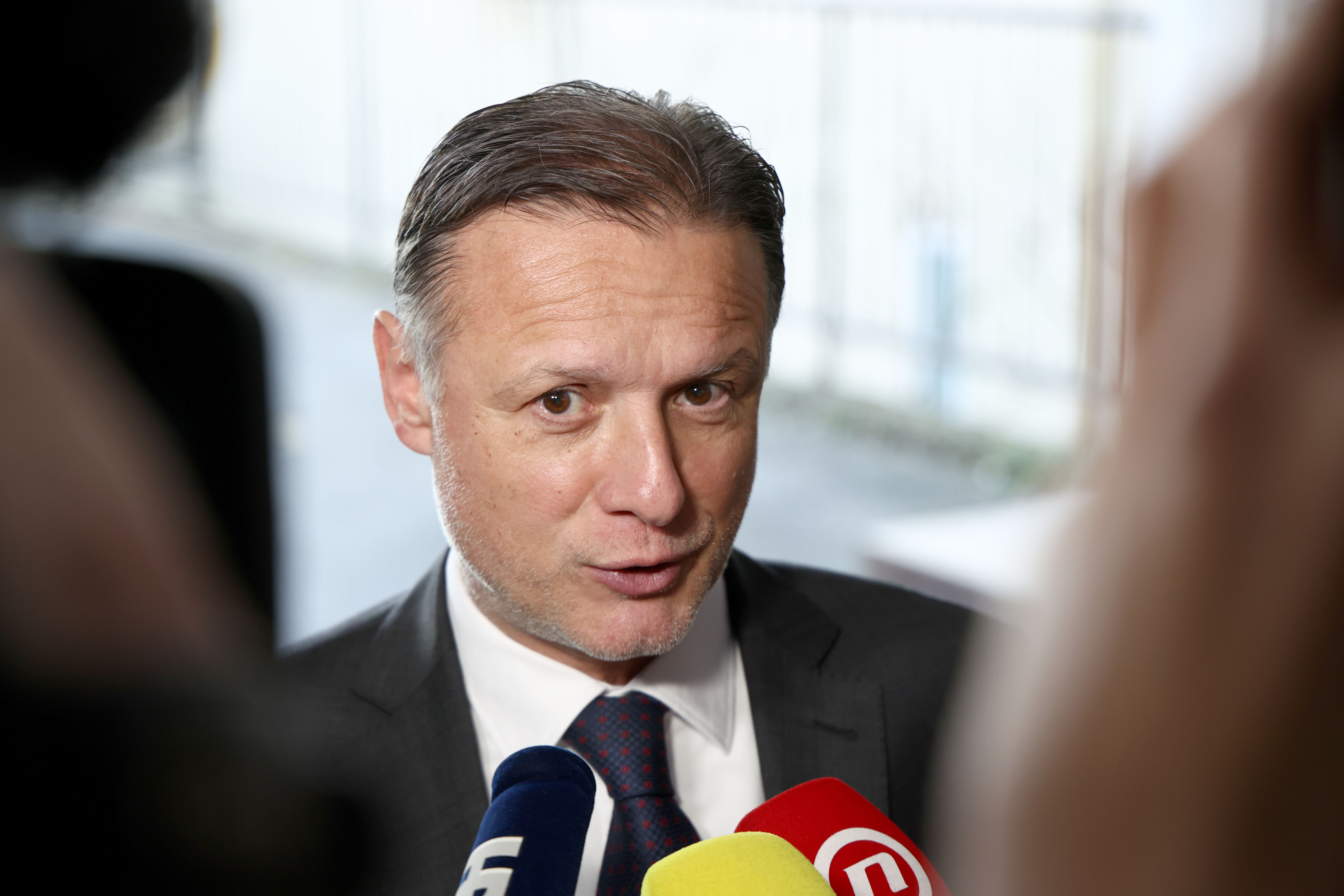 16.3.2026. - Zagreb, Hrvatska - Dolazak clanova na zajednicku sjednicu Predsjednistva i Nacionalnog odbora HDZ-a. Gordan Jandrokovic. Photo: Josip Mikacic/PIXSELL