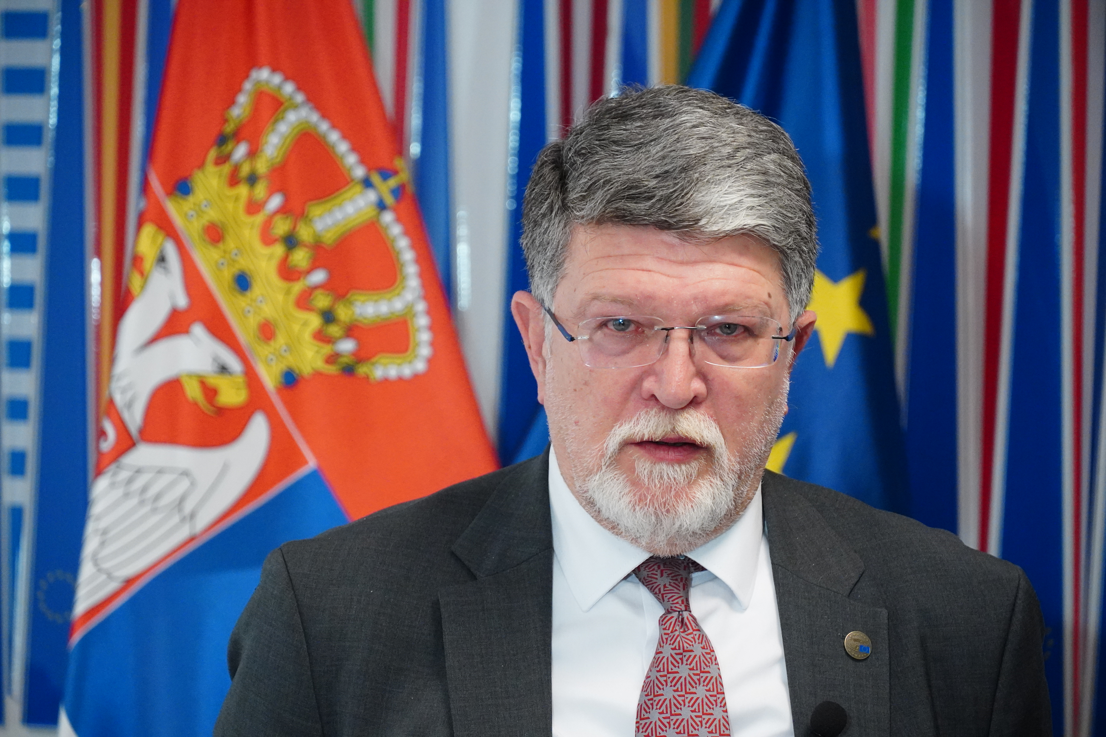 26, February, 2025, The European Parliament rapporteur for Serbia, Tonino Picula Photo: M.M/ATA Images/PIXSELL