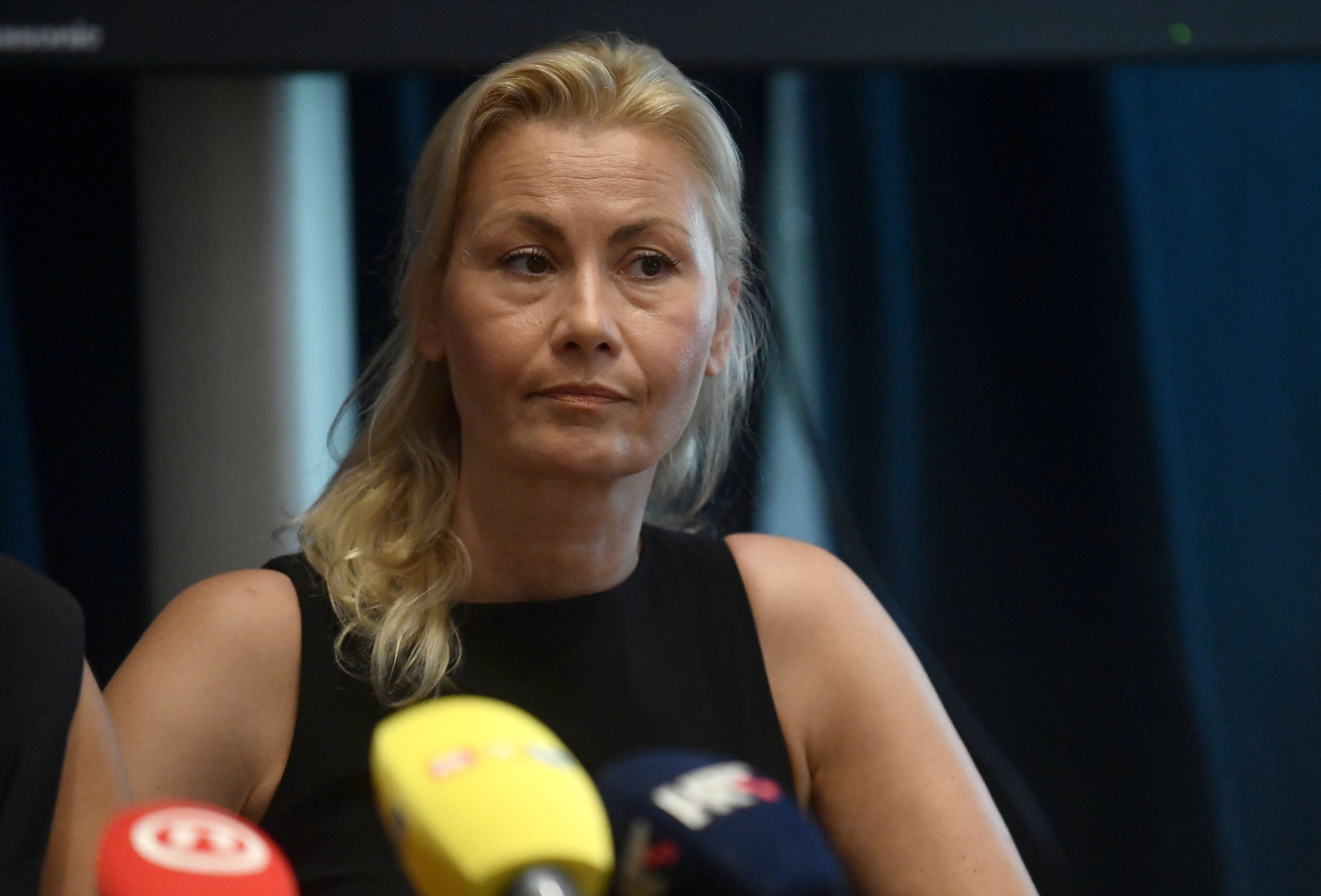 15.8.2025. - Zagreb, Hrvatska - Tiskovna konferencija u vezi Danke Derifaj. Danka Derifaj, novinarka. Photo: Josip Mikacic/PIXSELL