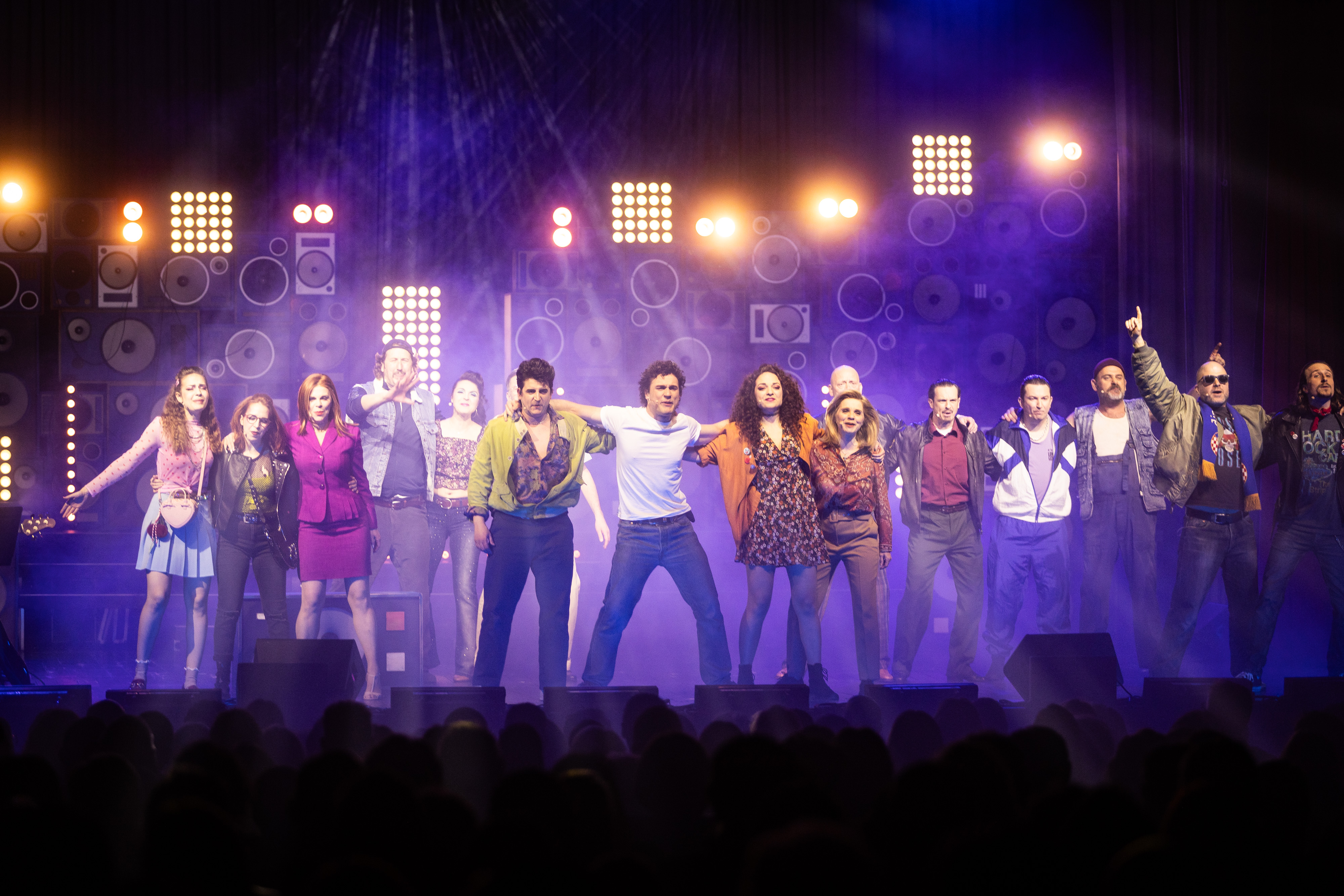 18.03.2025., Zagreb: Premijera mjuzikla “Radio Dubrava” koji je inspiriran glazbom Prljavog kazalista i prica o zivotu u Zagrebu 1991. godine Photo: Mia Slafhauzer/PIXSELL