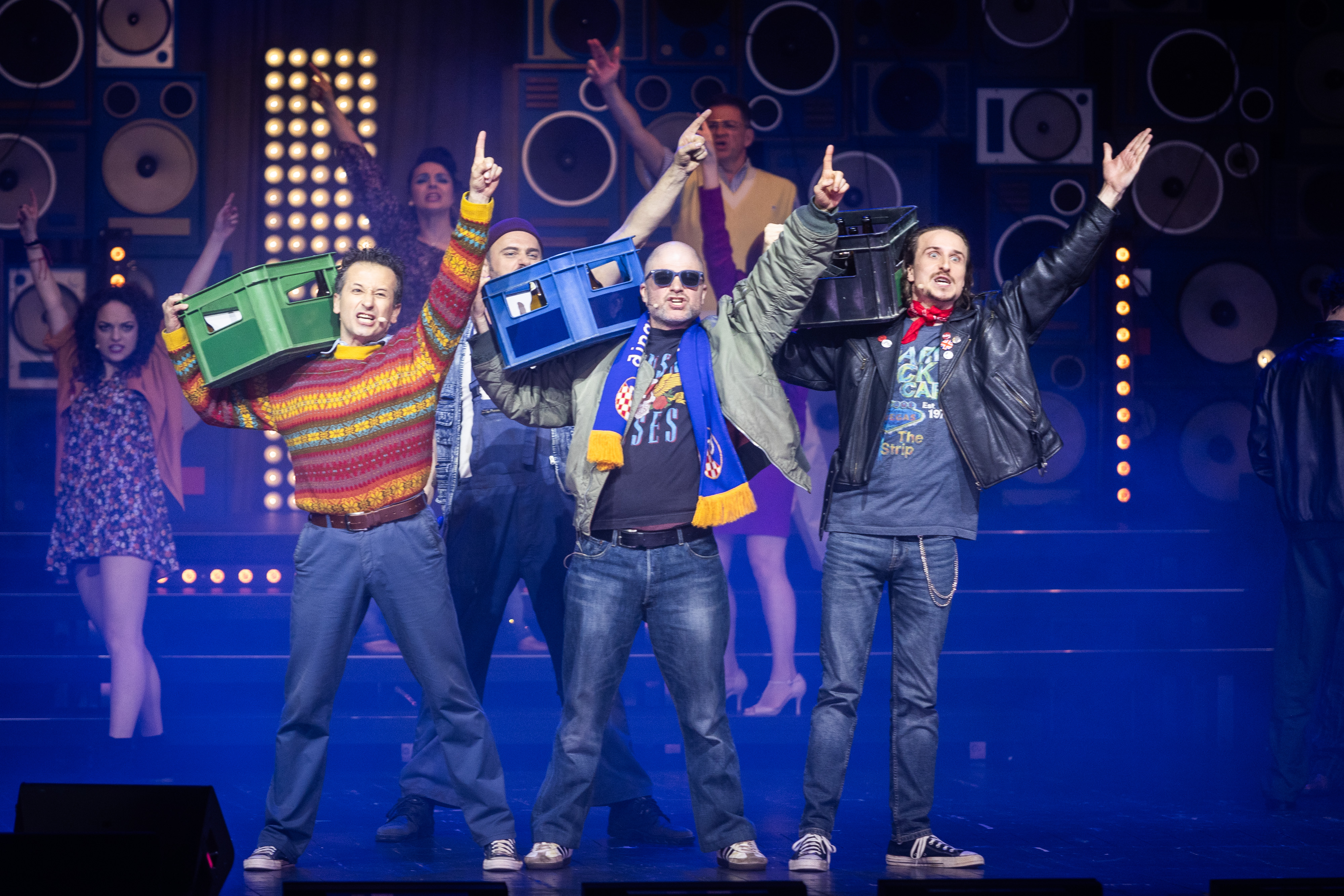 18.03.2025., Zagreb: Premijera mjuzikla “Radio Dubrava” koji je inspiriran glazbom Prljavog kazalista i prica o zivotu u Zagrebu 1991. godine Photo: Mia Slafhauzer/PIXSELL