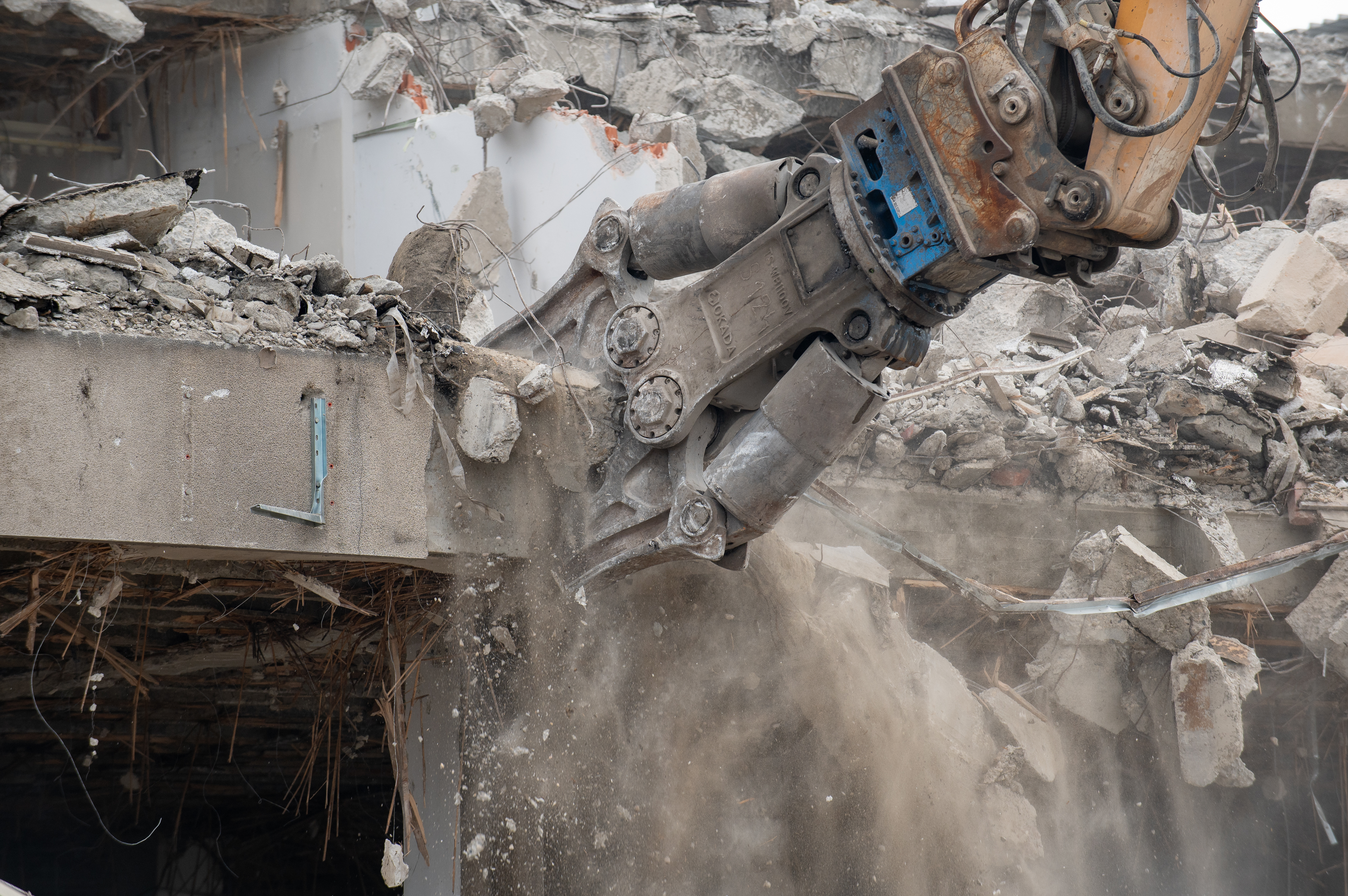 20.03.2026., Zagreb – Radovi na rusenju zgrade Vjesnika se nastavljaju. Photo: Luka Antunac/PIXSELL