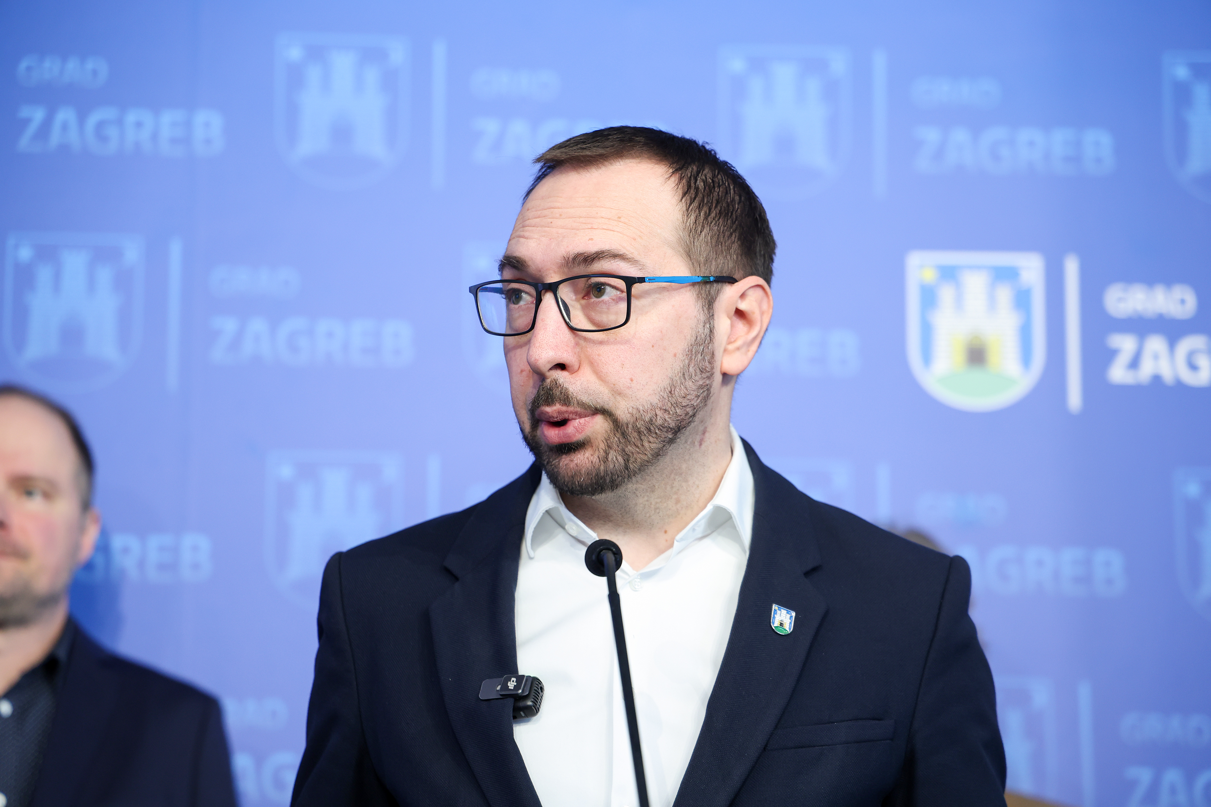 Gradonacelnik Grada Zagreba Tomislav Tomasevic predstavio sveobuhvatne izmjene Generalnoga urbanistickog plana Sesveta. Photo: Matija Habljak/PIXSELL