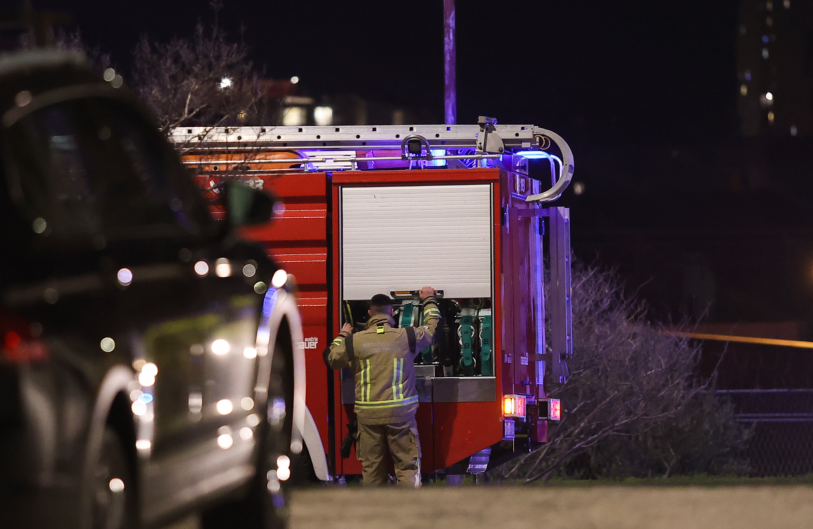 02.03.2026.Split - U zatvoru Bilice danas je u večernjim satima izbio požar, nekoliko osoba je nakon udisanja dima zatražilo liječničku pomoć.  Photo: Ivana Ivanovic/PIXSELL