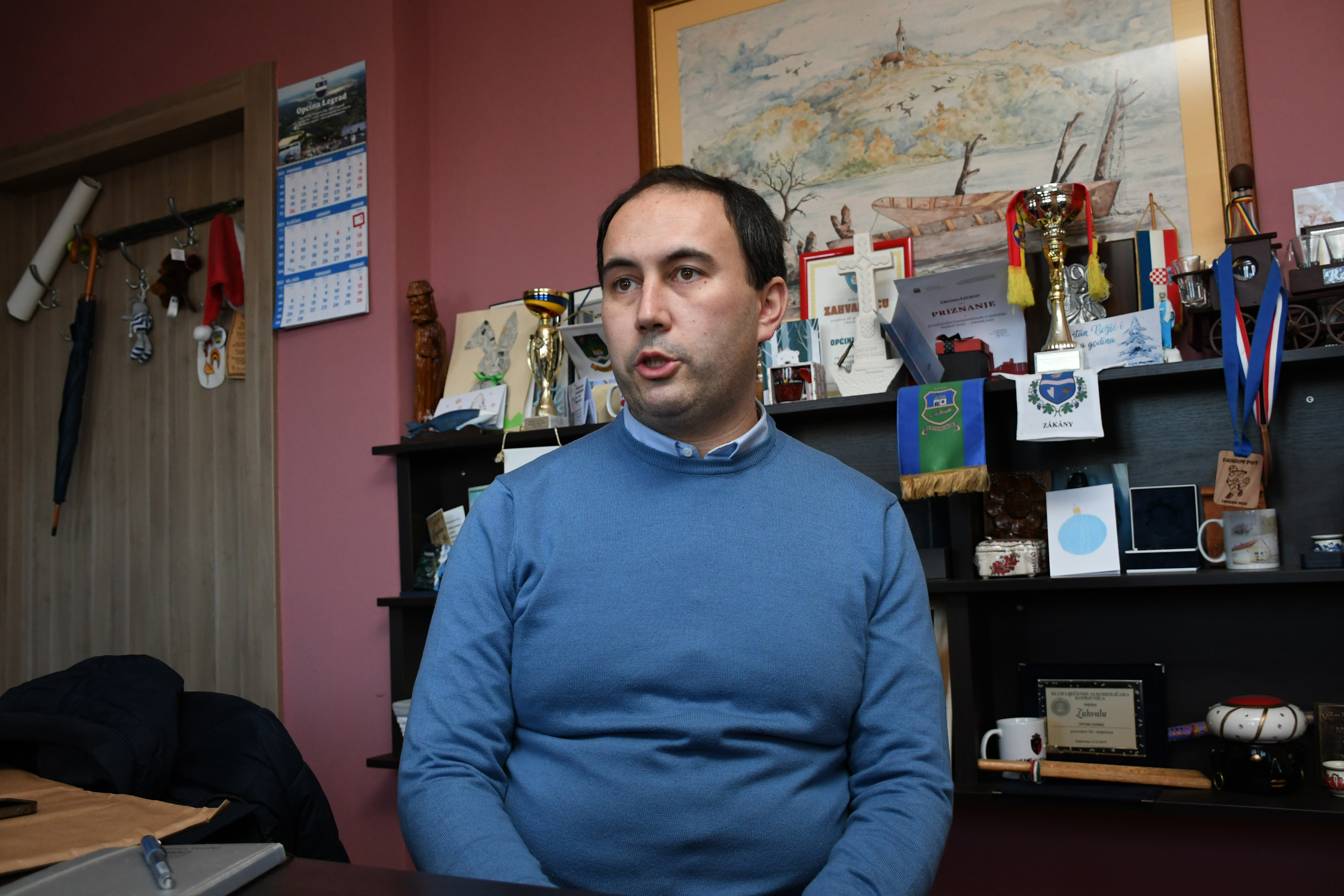 29.12.2022., Legrad - Načelnik općine Legrad Ivan Sabolić.   Photo: Damir Spehar/PIXSELL