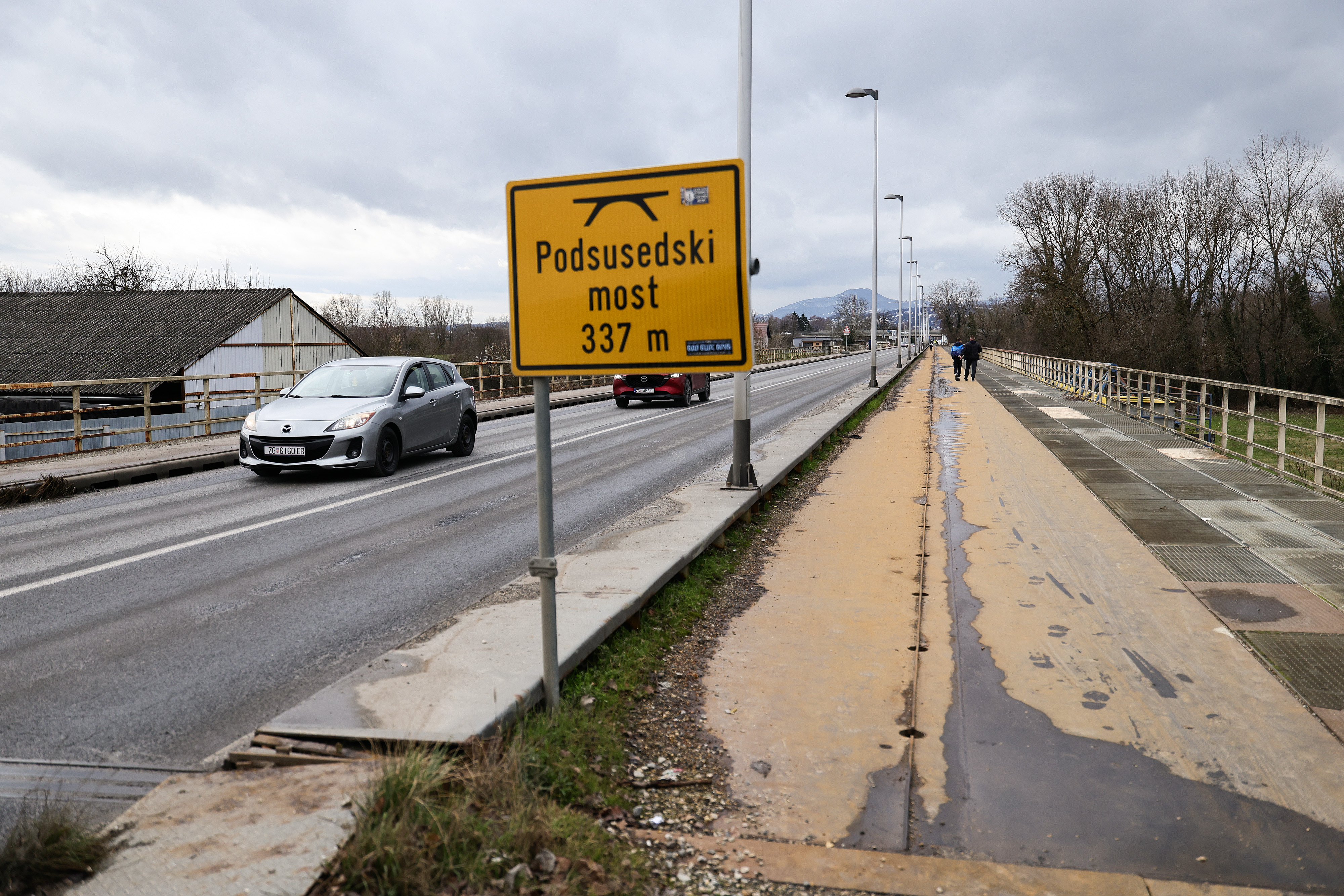 02.01.2026., Zagreb, Podsused - Podsusedski most na Samoborskoj cesti. Photo: Emica Elvedji/PIXSELL