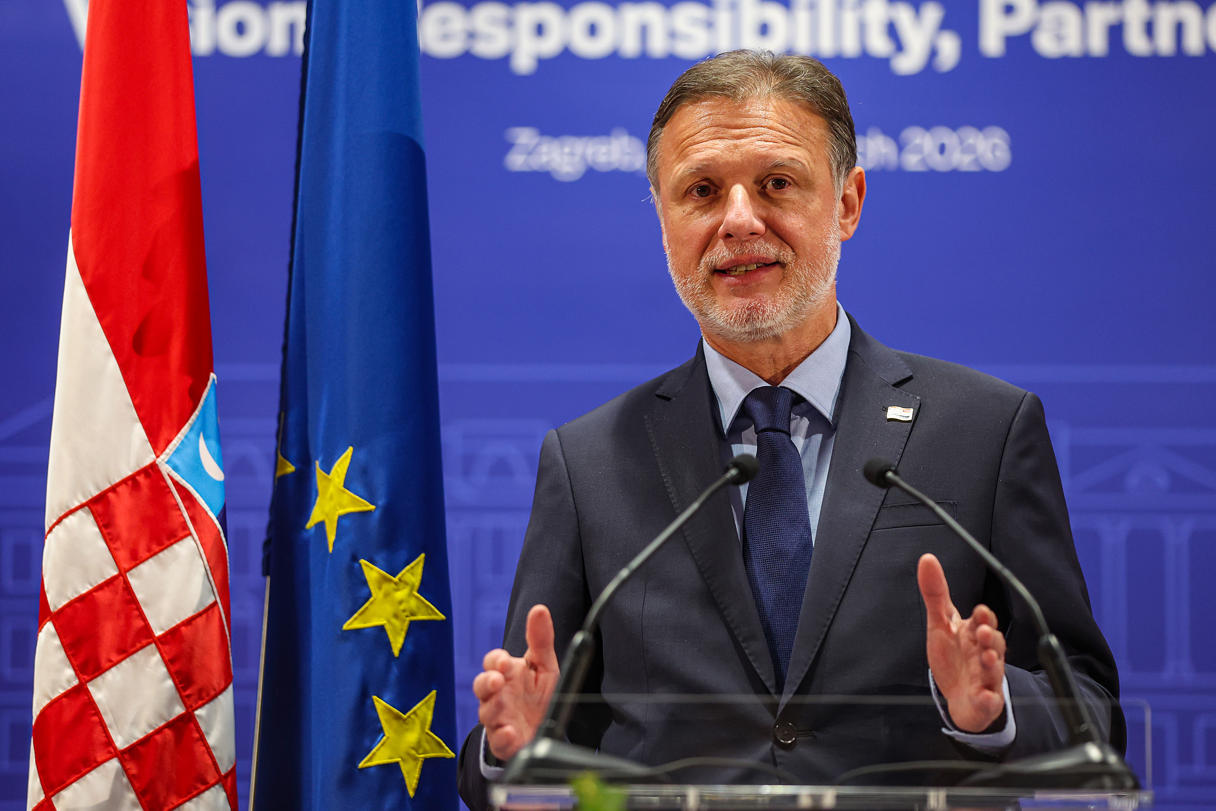 25.03.2026., Parlamentarni summit Inicijative triju mora 2026. Gordan Jandrokovic. Photo: Goran Stanzl/PIXSELL