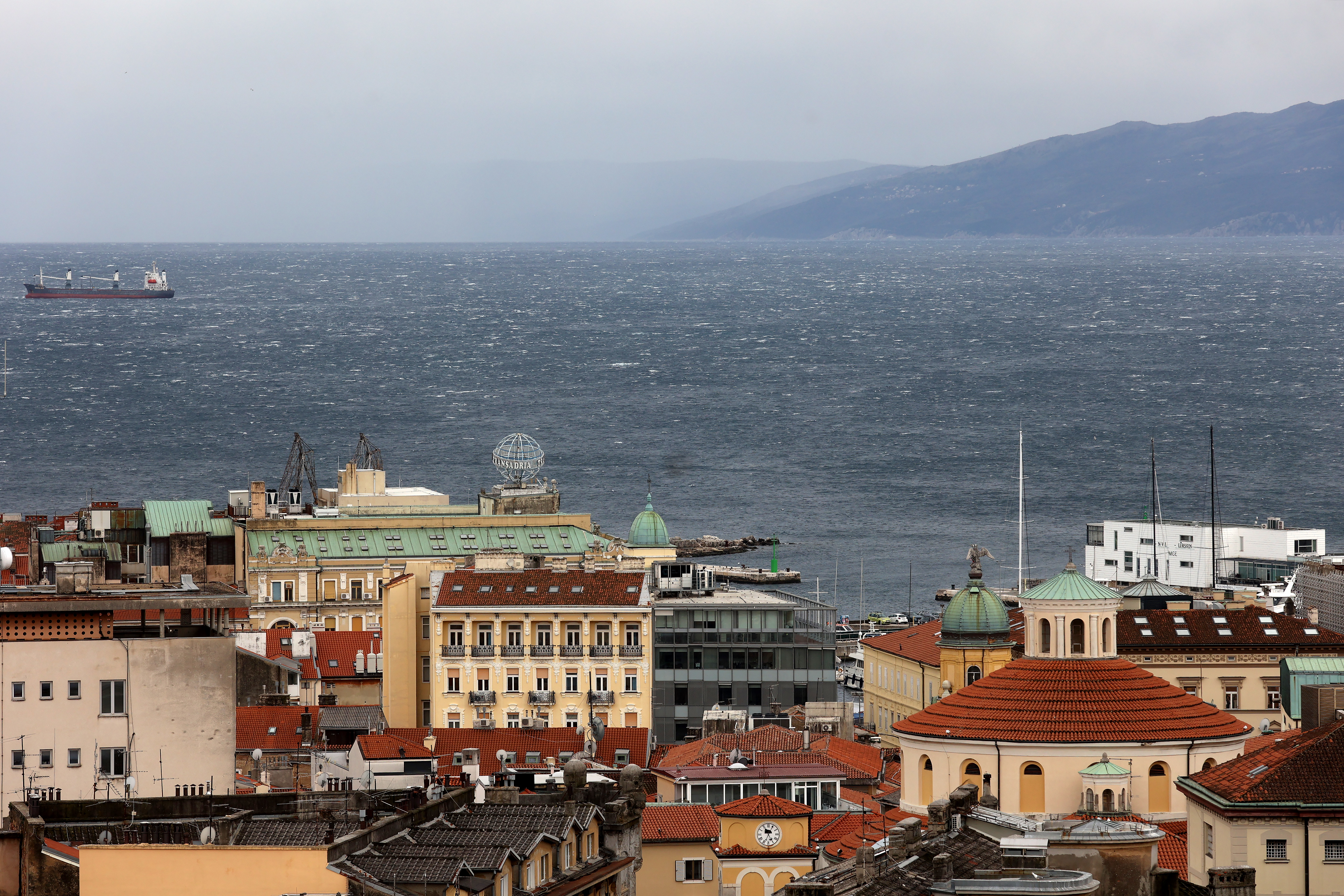 26.03.2026., Rijeka - Jaka bura na rijeckom podrucju. Photo: Nel Pavletic/PIXSELL