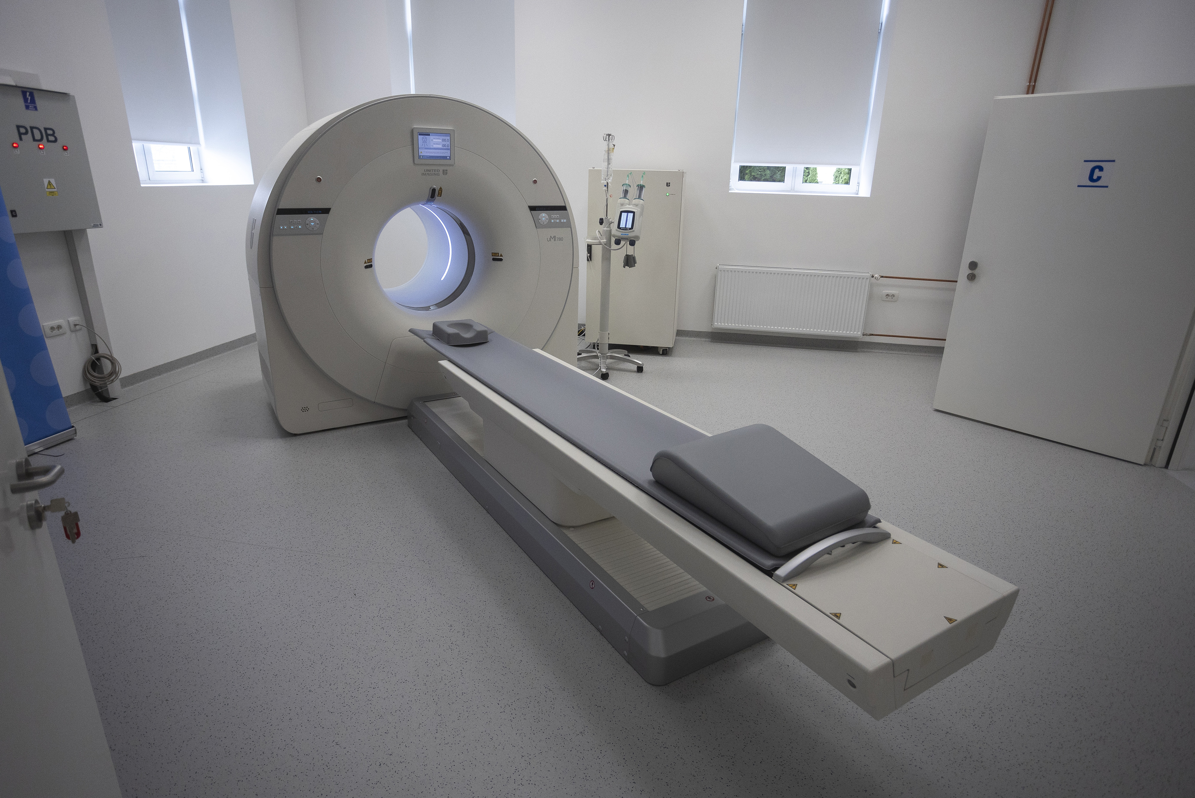 18.03.2024., Osijek - Obilazak Klinickog bolnickog centra Osijek povodom pocetka rada PET/CT dijagnostike na Klinickom zavodu za nuklearnu medicinu i zastitu od zracenja. Photo: Davor Javorovic/PIXSELL