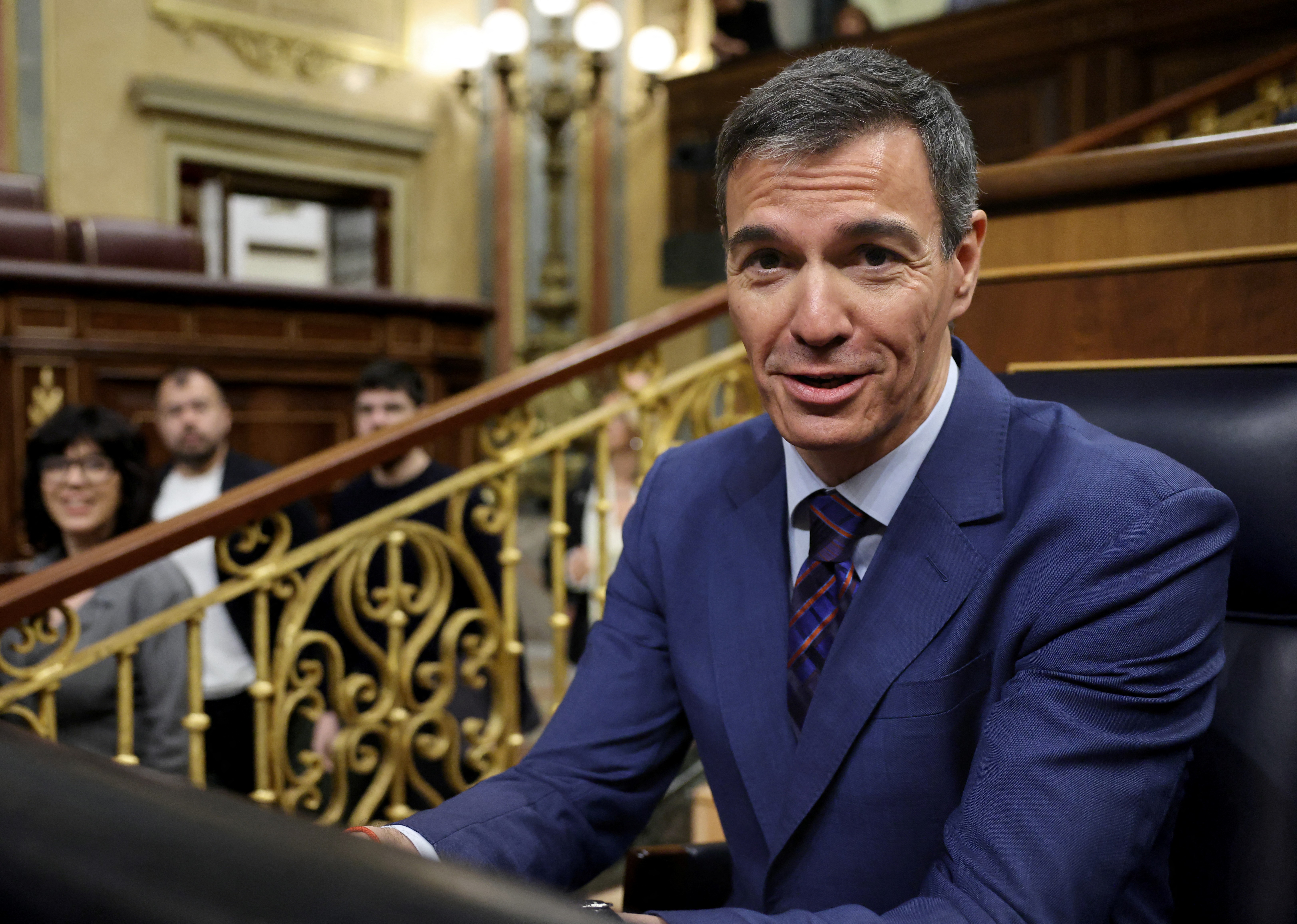 Spain's Prime minister Pedro Sanchez. (Photo by Thomas COEX / AFP)