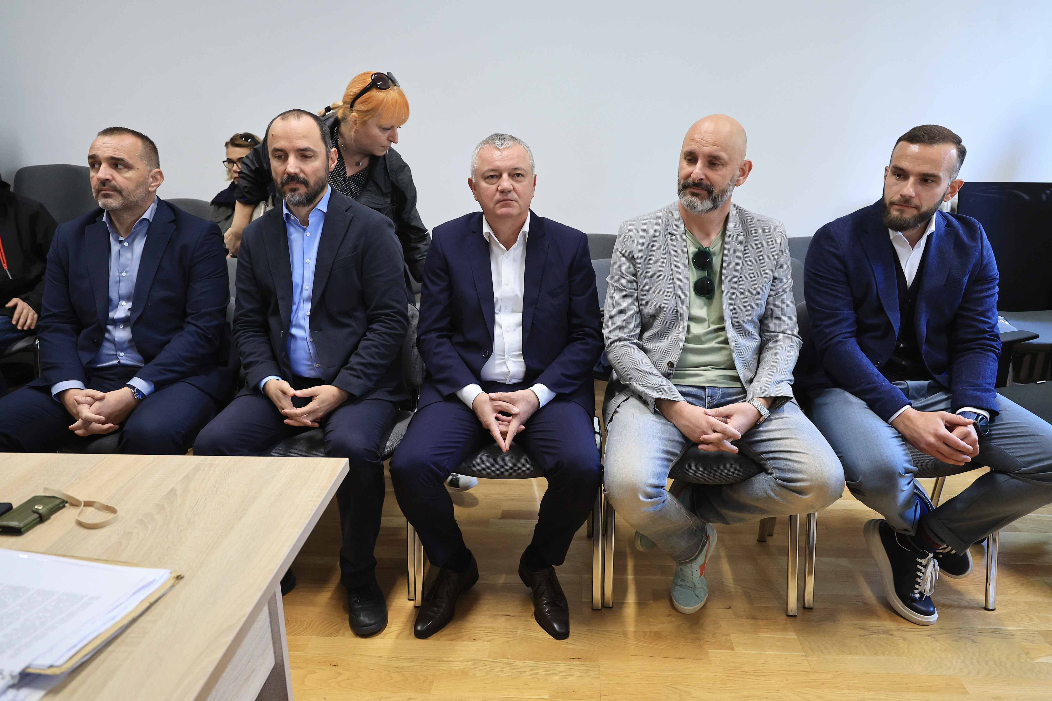 17.10.2025., Zagreb - Pocetak (iz drugog pokusaja) sudjenja u aferi Po babi i stricevima. Optuzeni su bivsi ministri Darko Horvat, Tomislav Tolusic, Boris Milosevic i Josip Aladrovic te gradonacelnik Zupanje Damir Juzbasic.  Photo: Marko Prpic/PIXSELL