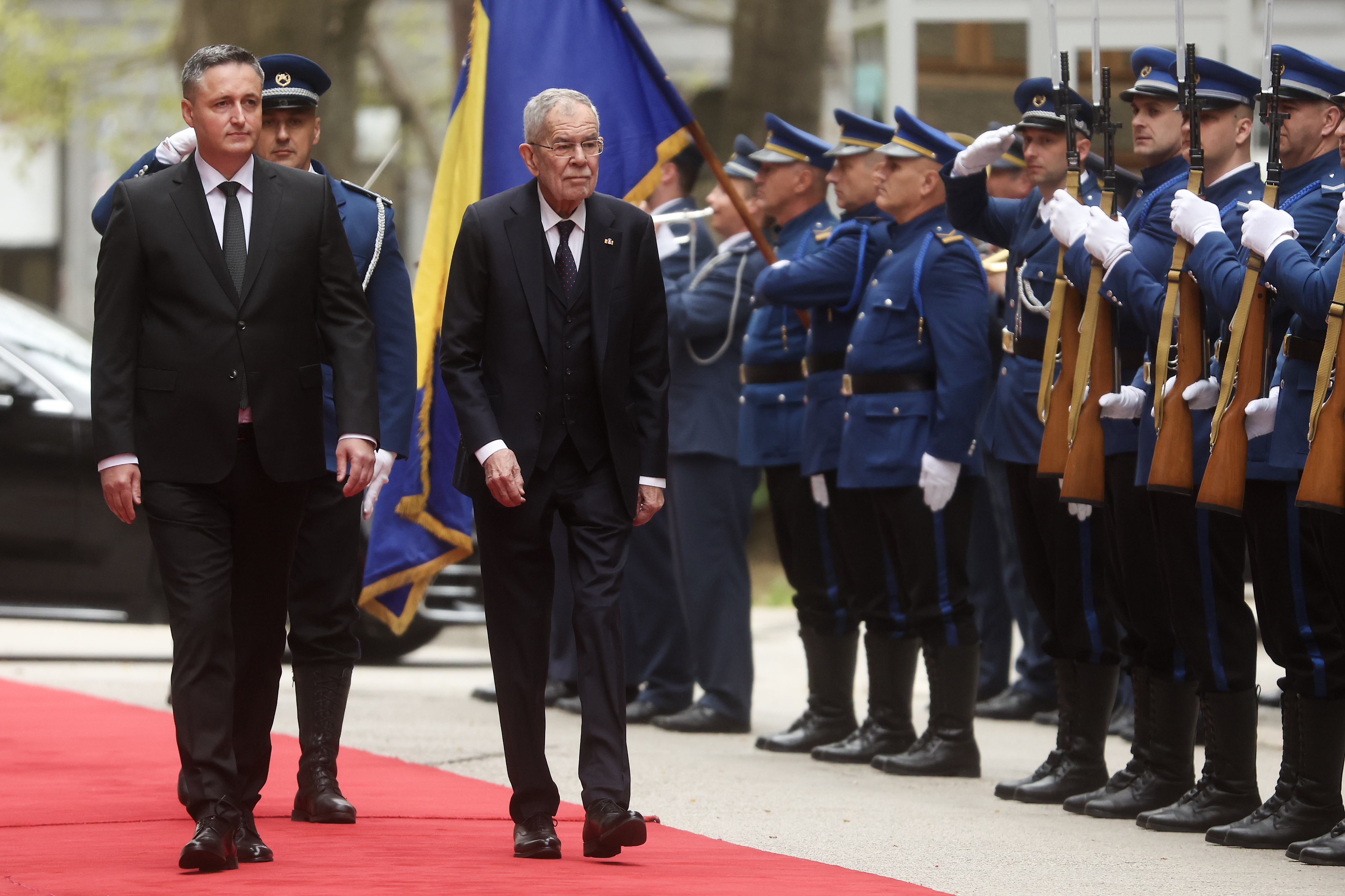 14.04.2026., Sarajevo, Bosna i Hercegovina - Predsjednik Republike Austrije Alexander Van der Bellen sastao se sa clanovima Predsjednistva BiH. Photo: Armin Durgut/PIXSELL