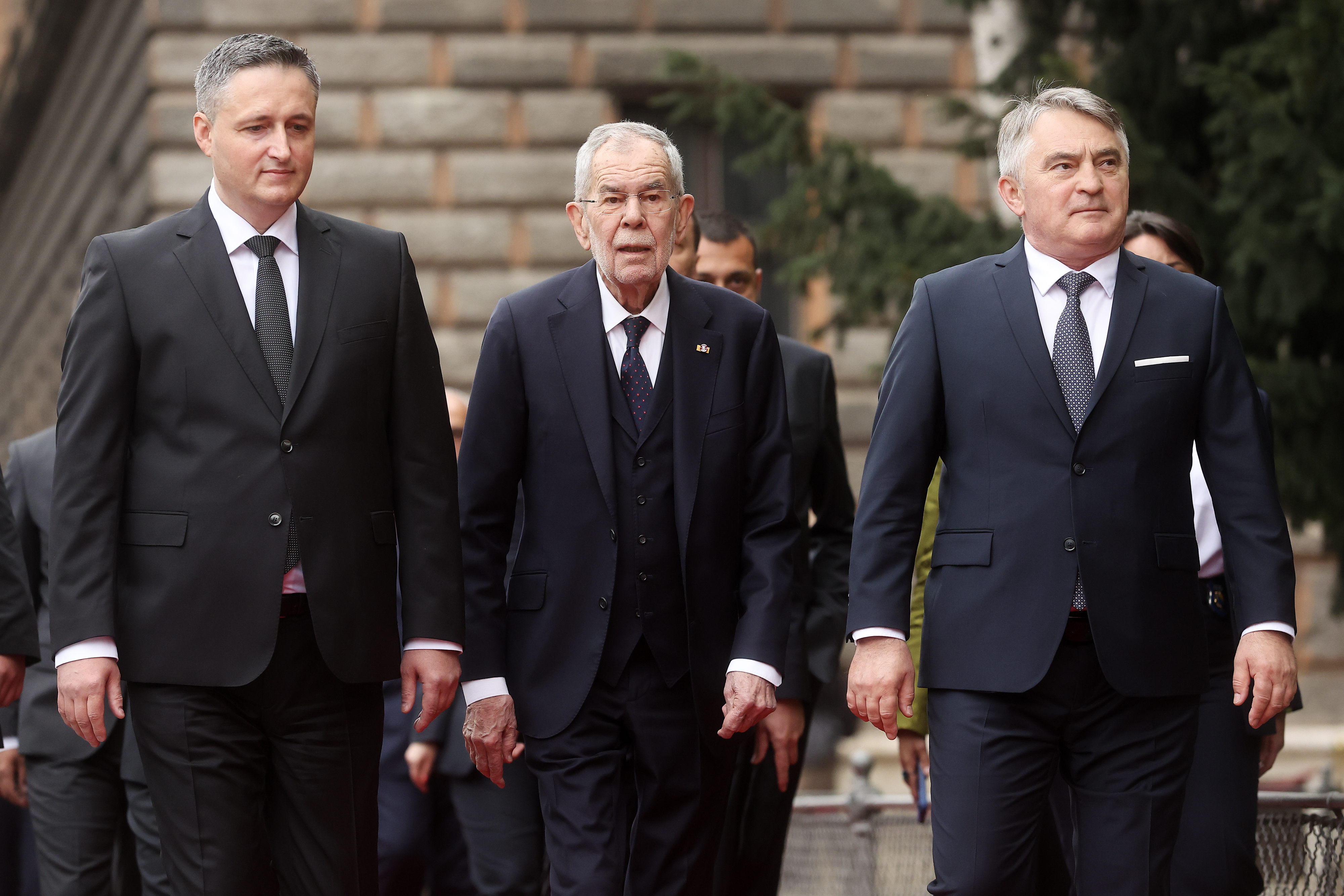 14.04.2026., Sarajevo, Bosna i Hercegovina - Predsjednik Republike Austrije Alexander Van der Bellen sastao se sa clanovima Predsjednistva BiH. Photo: Armin Durgut/PIXSELL
