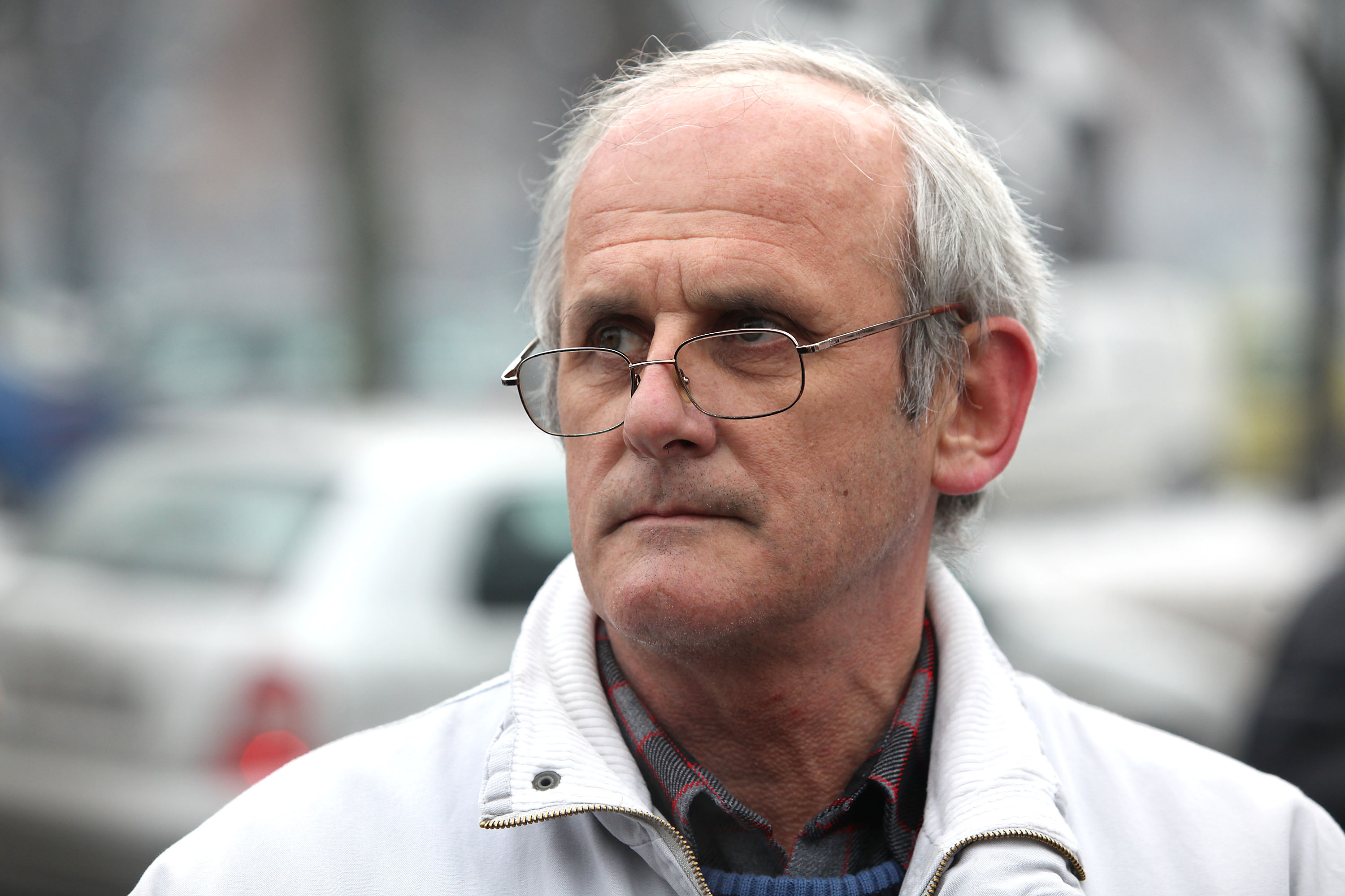 10.12.2012., Zagreb - Sindikalni povjerenici prosvjedovali su ispred sjedista T-HT-a zbog najavljenih otkaza u sljedecoj godini.r"nPhoto: Patrik Macek/PIXSELL