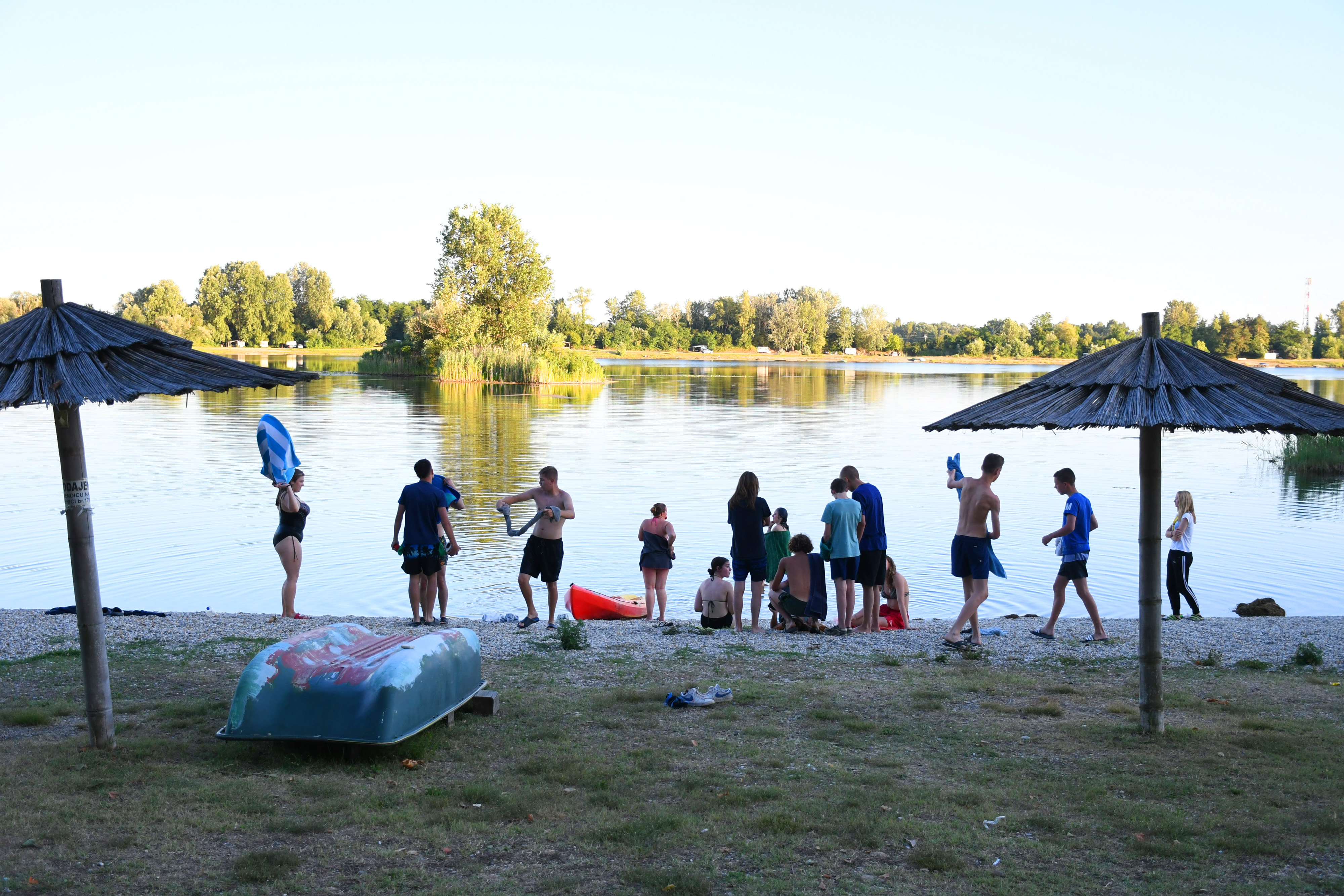 10.07.2022., Koprivnica - Jezero Soderica, popularno Podravsko more podjednako je bajkovito i u suton i u svitanje. Nakon uredjenja Soderica je mjesto za 'odmoriti dusu'   Photo: Damir Spehar/PIXSELL