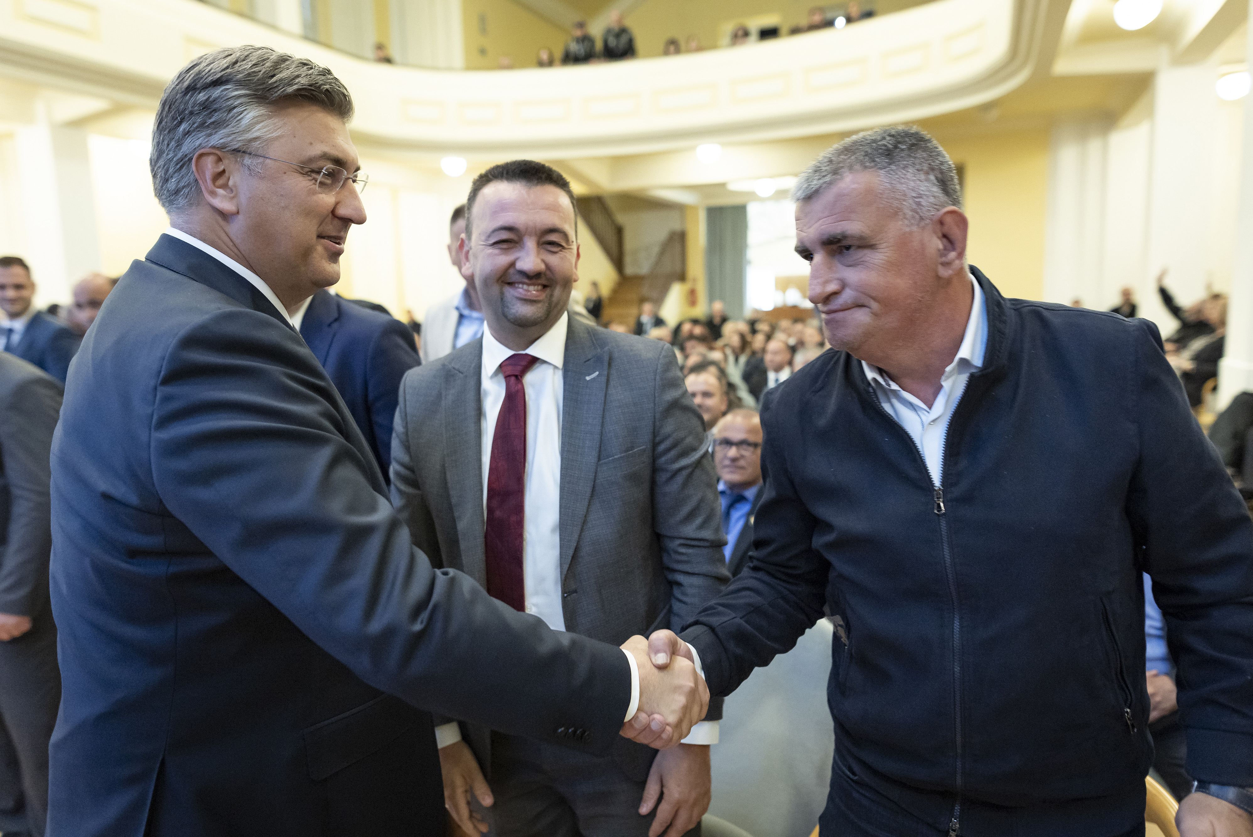 03.05.2024., Vukovar - Predsjednik Vlade Andrej Plenkovic i Miro Bulj. Photo: Davor Javorovic/PIXSELL