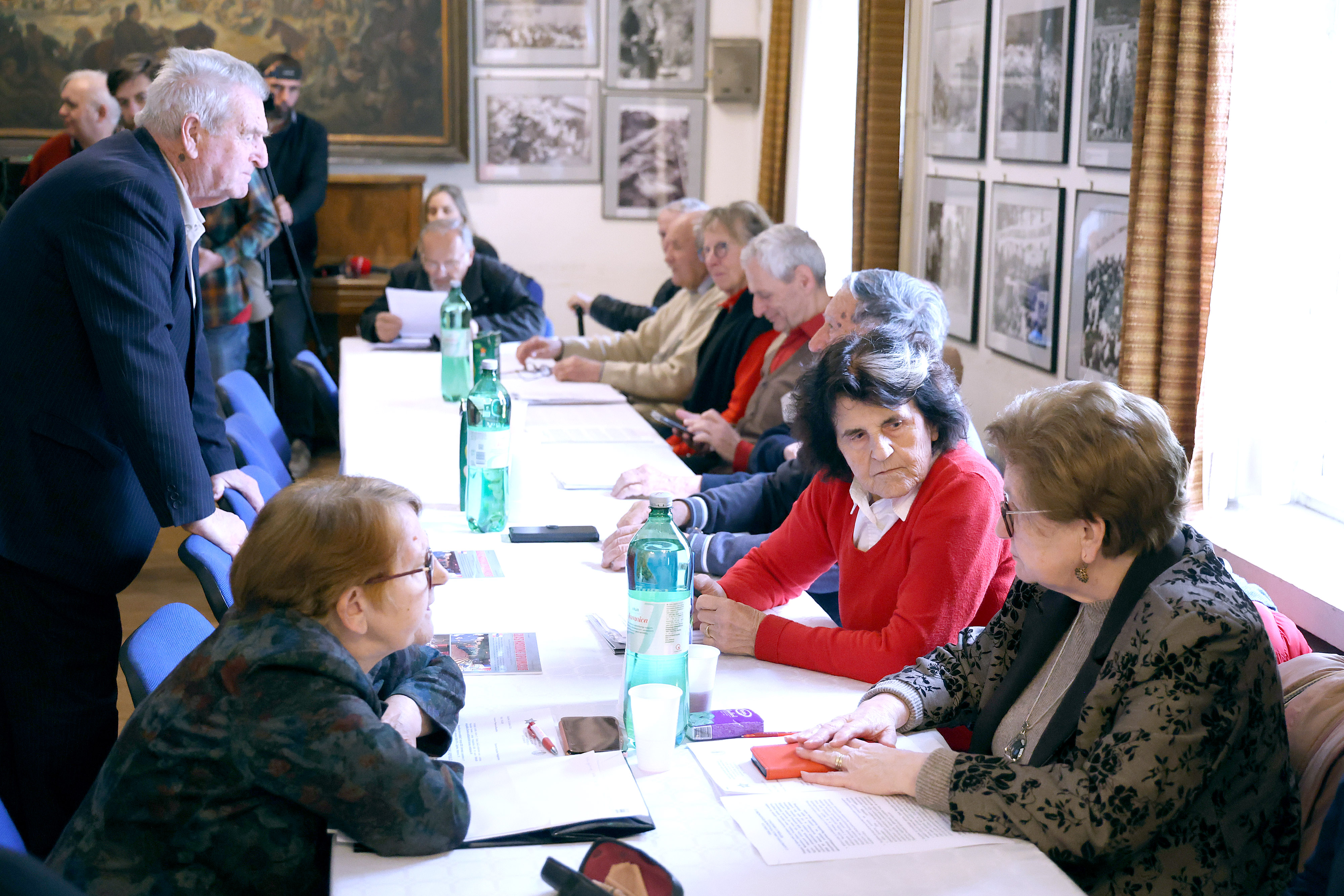 Danas je odrzana redovna skupstina Saveza antifasistickih boraca i antifasista RH na temu: Povijesni revizionizam u Republici Hrvatskoj.  Photo: Patrik Macek/PIXSELL