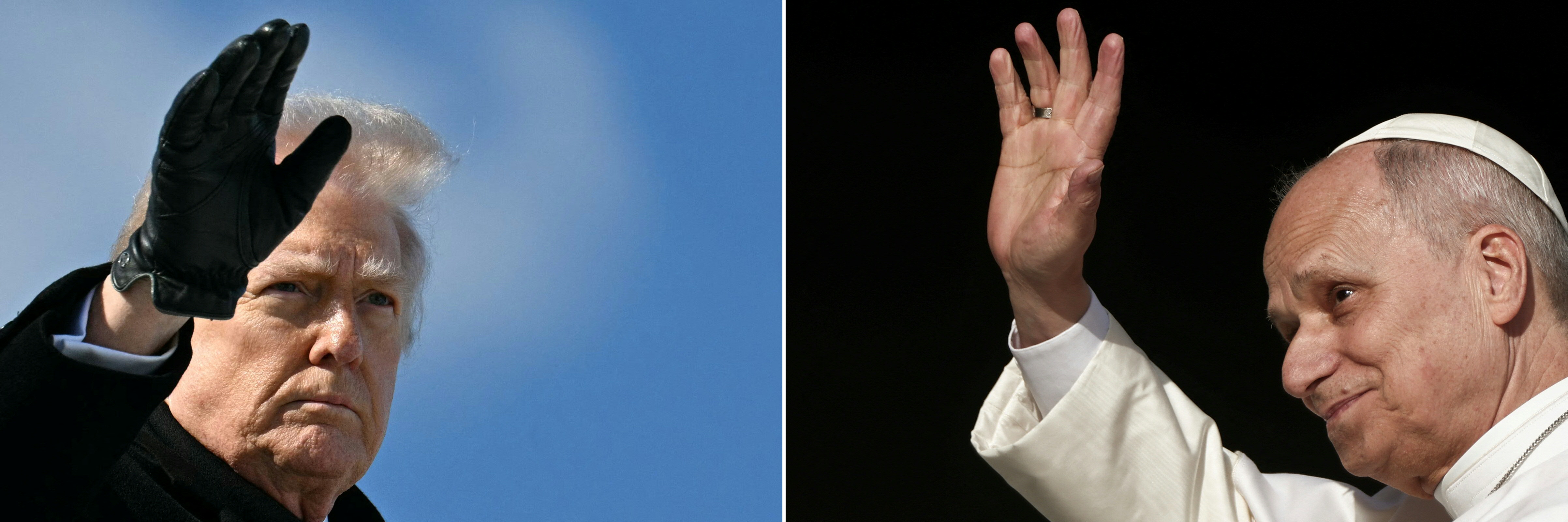 Papa Lav i Donald Trump