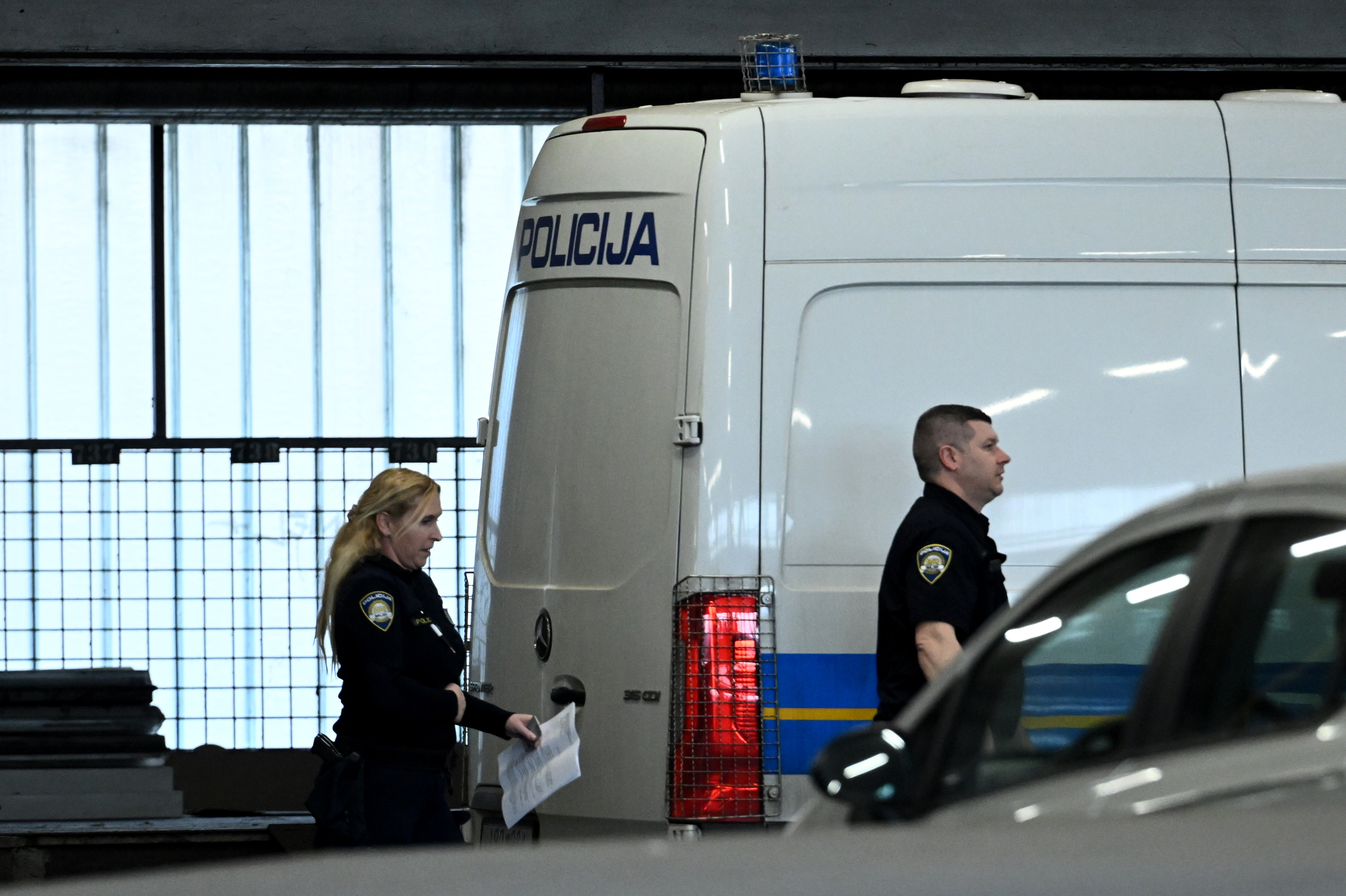 11.03.2026., Zagreb - Djelatnici USKOK-a privode vise osoba koje Uskok sumnjici za koruptivna i gospodarska kaznena djela u sustavu szlocinackog udruzenja- Photo: Marko Lukunic/PIXSELL