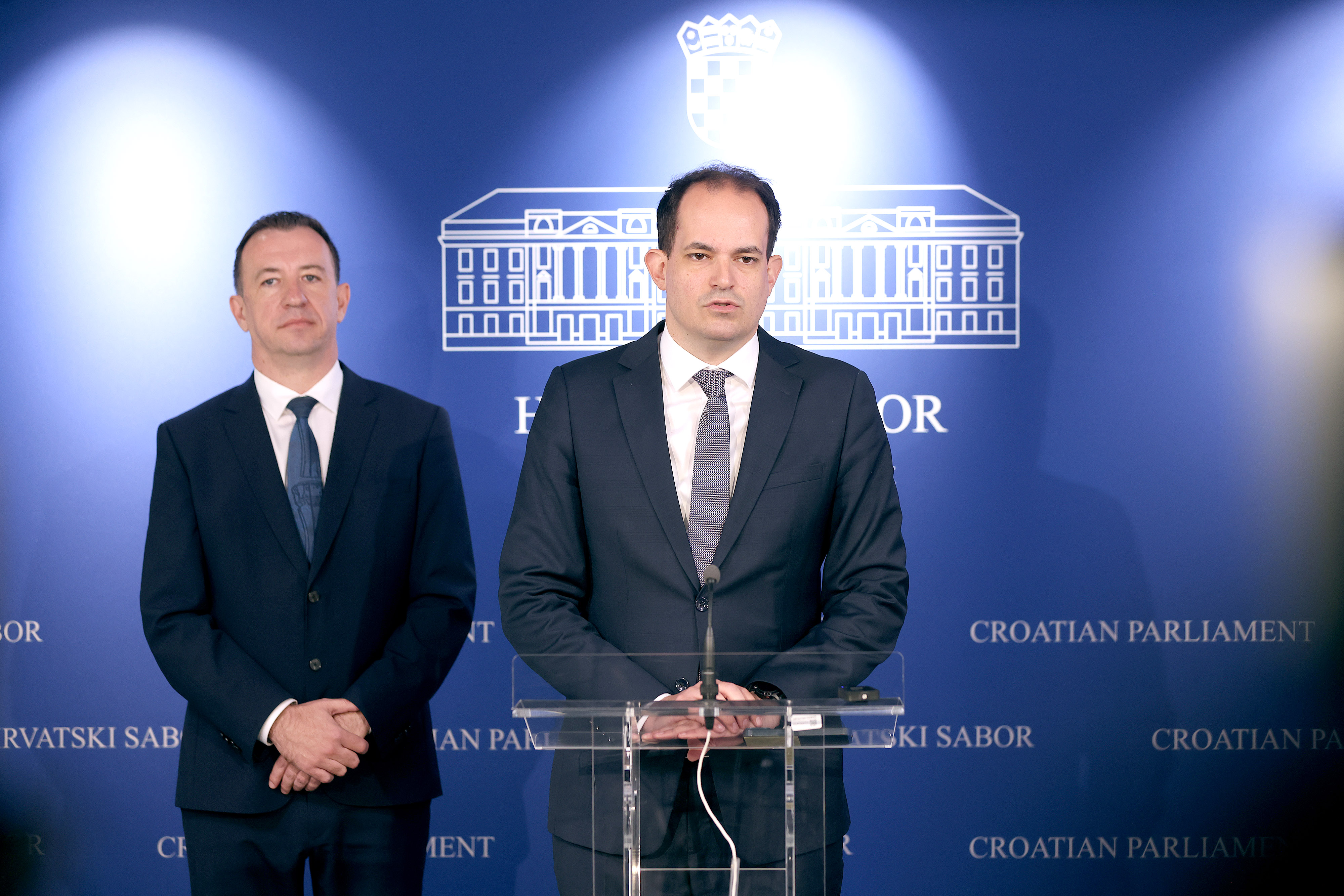 22.04.2026., Zagreb - Ivan Malenica i Nikola Mazar Photo: Patrik Macek/PIXSELL