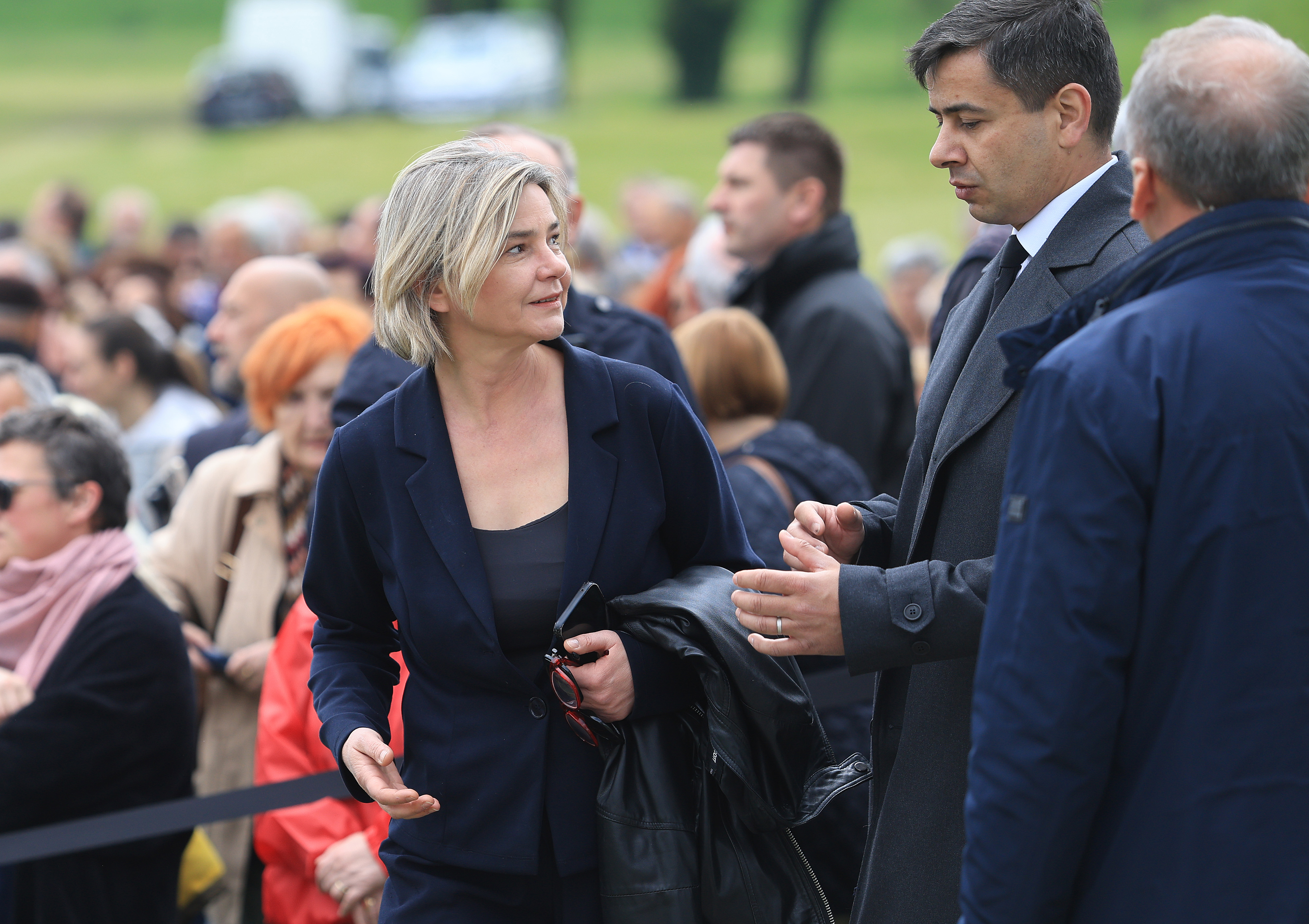 Javna ustanova Spomen-podrucje Jasenovac odrzala je komemoraciju "Sjecanje za buducnost" u spomen na zrtve te prezivjele zatocenike ustaskoga koncentracijskog logora Jasenovac. Sandra Bencic Photo: Marko Prpic/PIXSELL