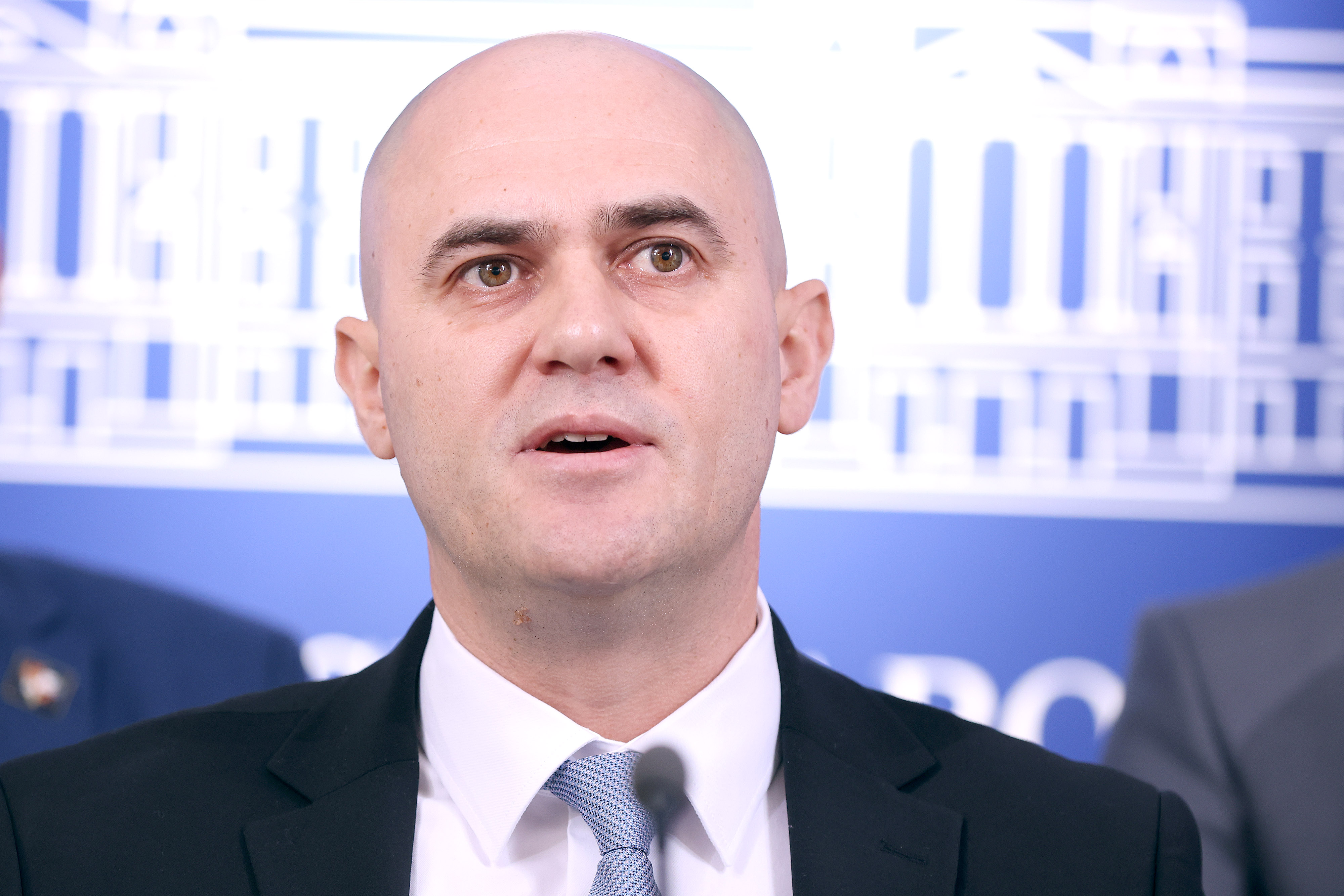 19.02.2026., Zagreb - Na konferenciji za medije odrzanoj u Saboru o političkim aktualnostima govorio je zastupnik Josip Dabro. Photo: Patrik Macek/PIXSELL