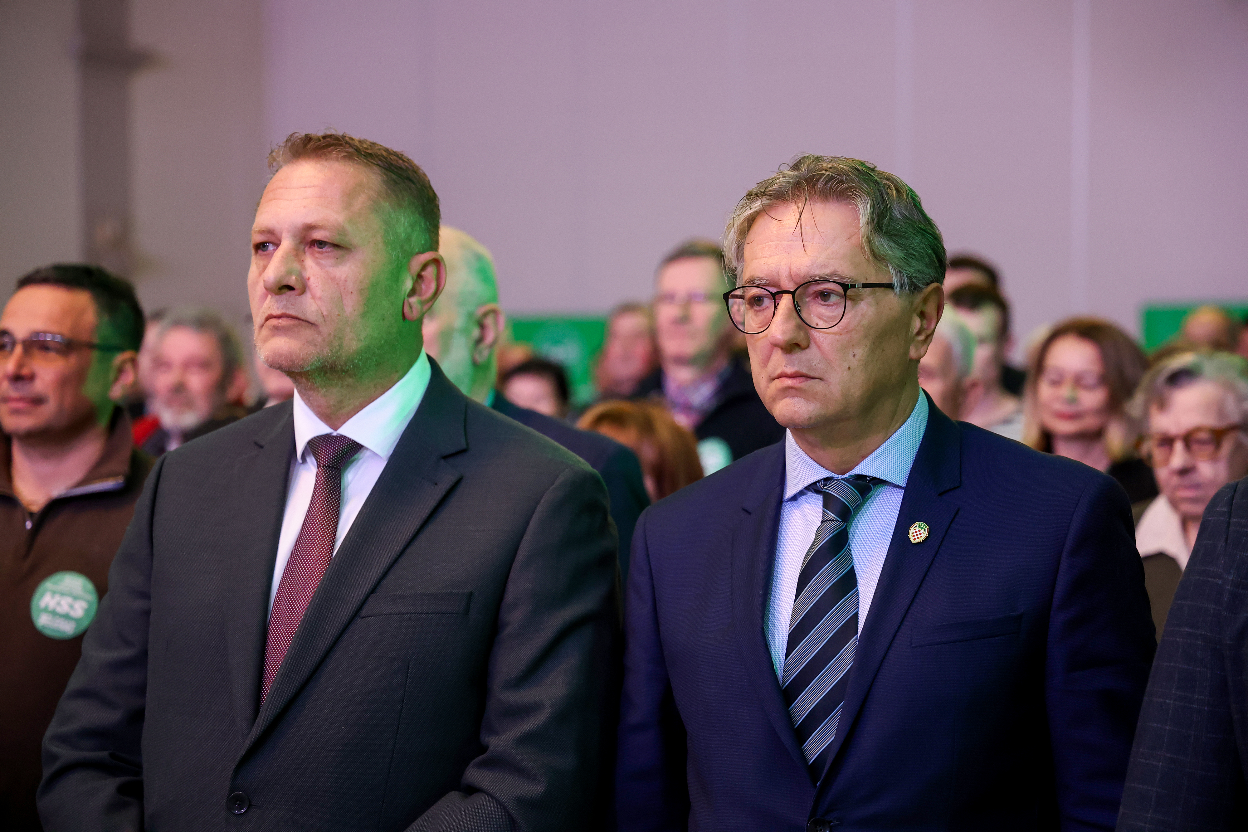 20.12.2025., Jastrebasko - Glavna skupstina HSS-a.  Kreso Beljak, Darko Vuletic. Photo: Matija Habljak/PIXSELL