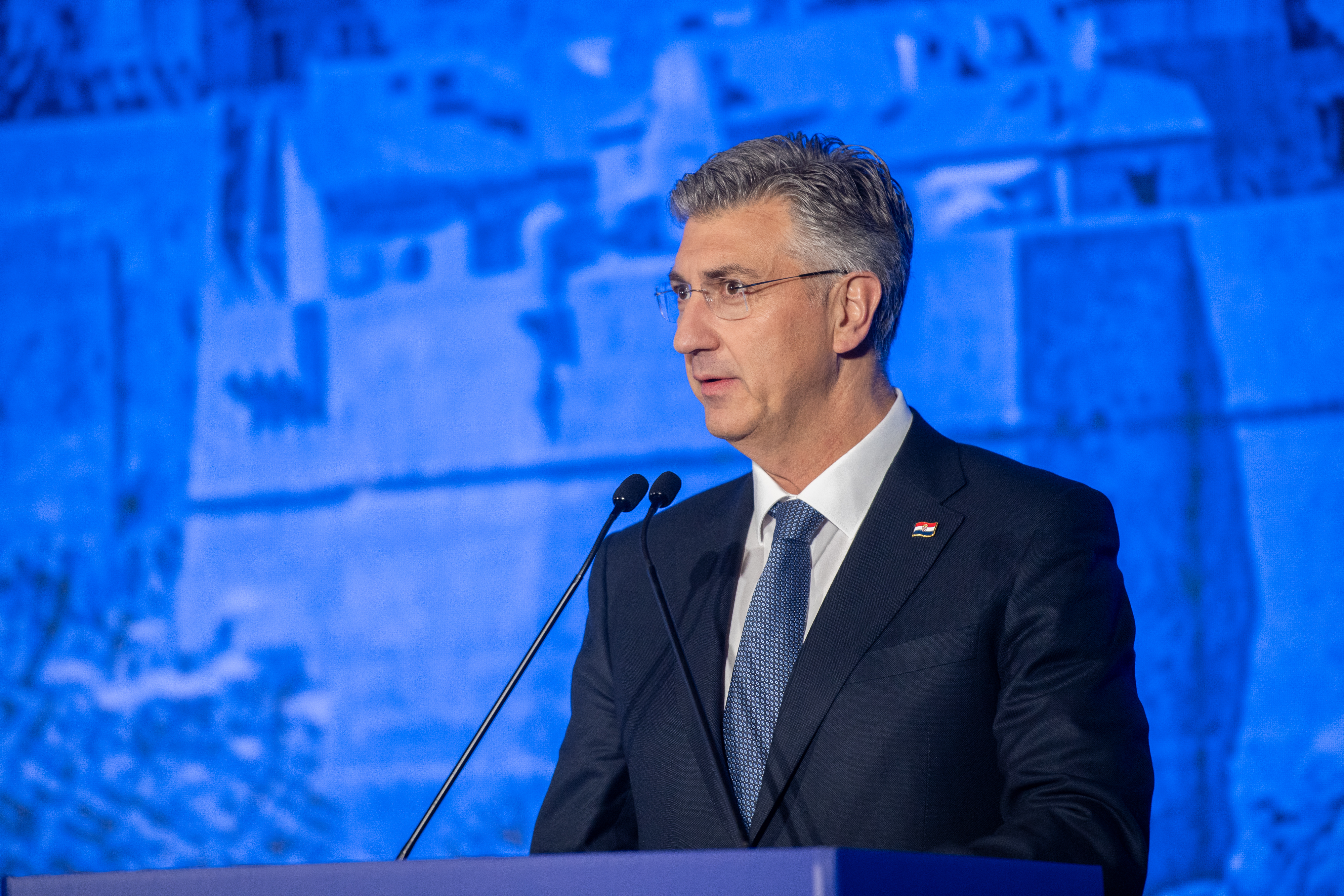 29.4.2026., Dubrovnik - Poslovni forum Inicijative triju mora odrzan je u hotelu Valamar Lacroma. predsjednik Vlade RH Andrej Plenkovic Photo: Grgo Jelavic/PIXSELL