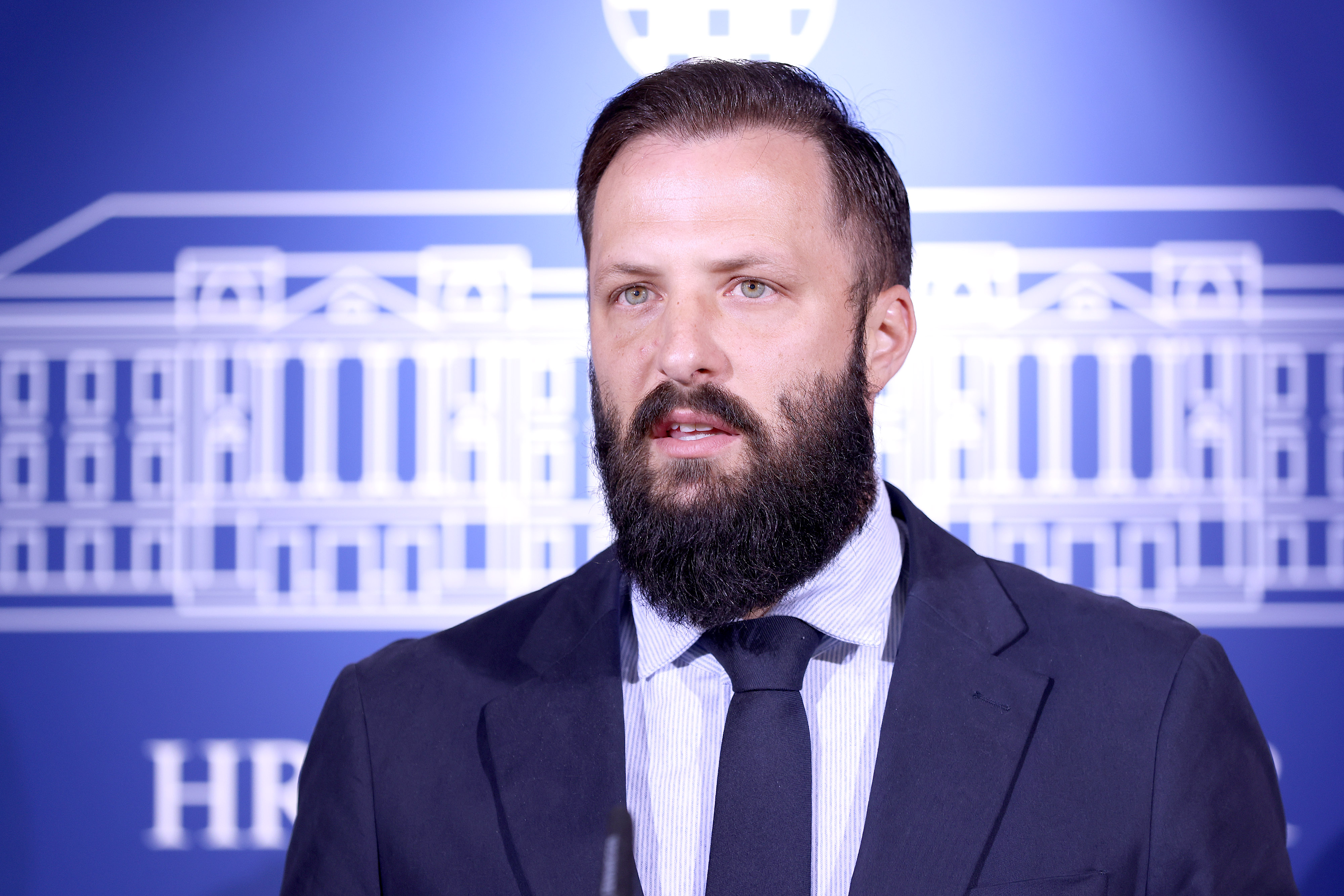 13.06.2025., Zagreb - Na konferenciji za medije odrzanoj u Saboru o temi „Strajk u Fortenovi“ govorili su Sabina Glasovac, Denis Kralj te predsjednik Sindikata PPDIV-a Denis Paradis. Photo: Patrik Macek/PIXSELL