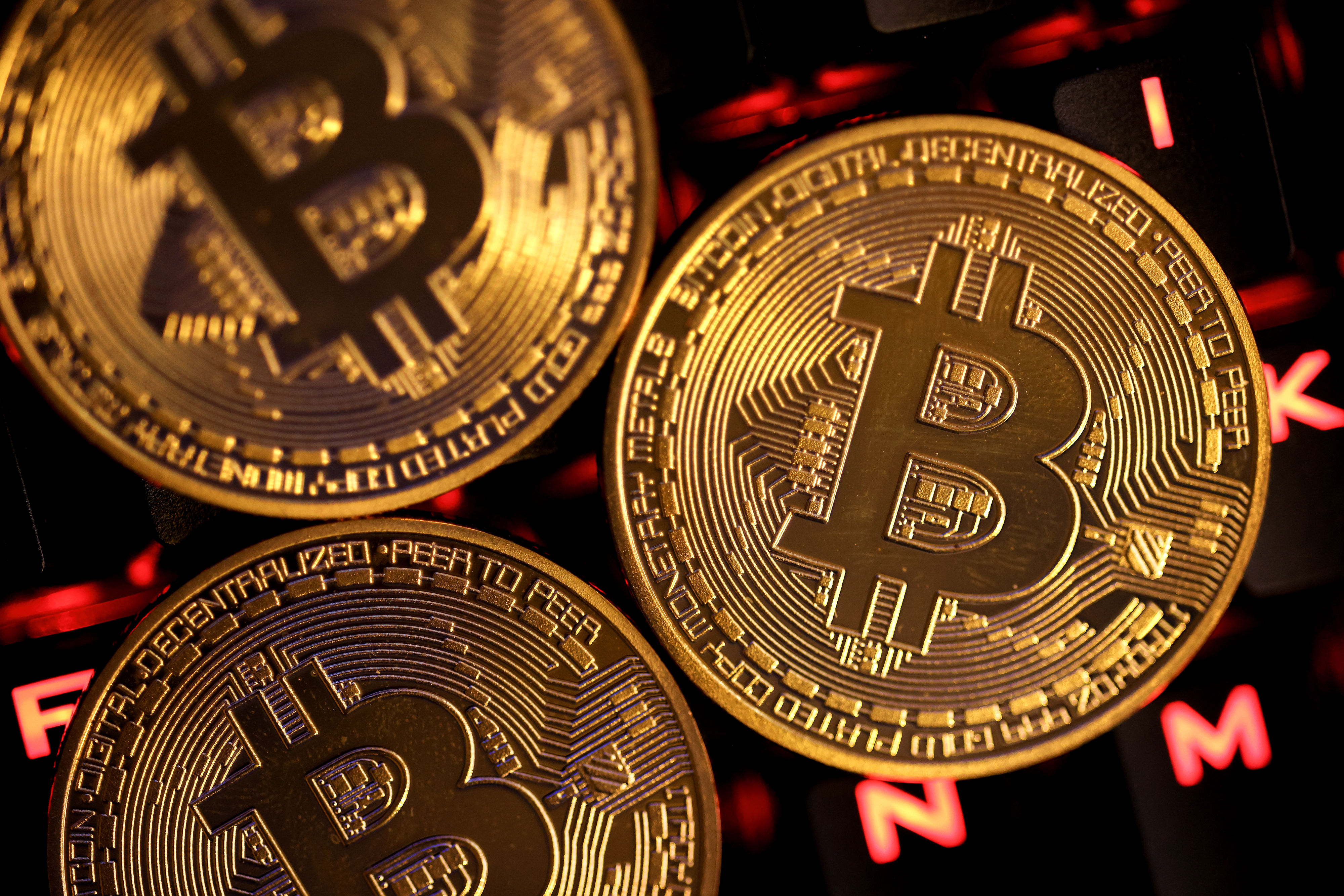 25.09.2023., Sarajevo, Bosna i Hercegovina - Ilustracija za Bitcoin. Photo: Armin Durgut/PIXSELL