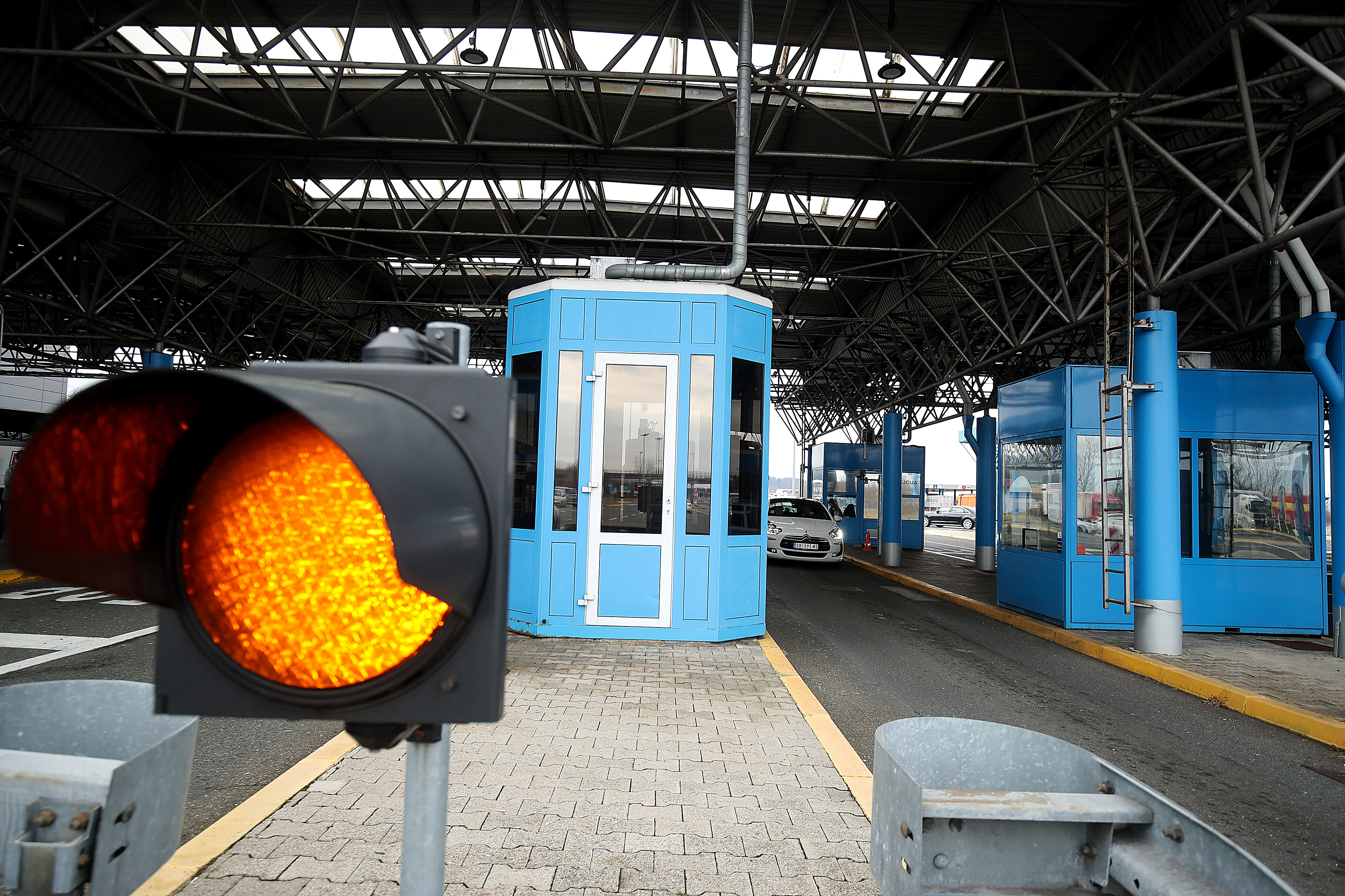 03.02.2020., Bregana - Na granicnom prijelazu Bregana. "nPhoto: Goran Stanzl/PIXSELL