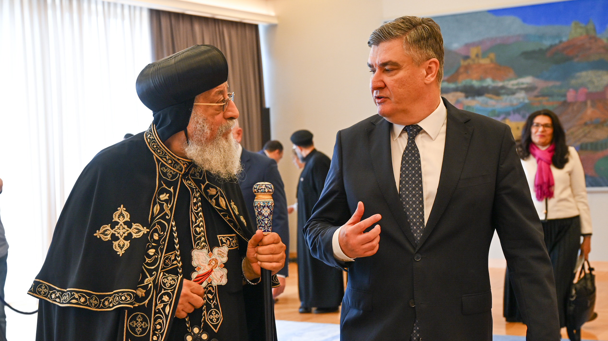 Zoran Milanović i papa Tawadros II.