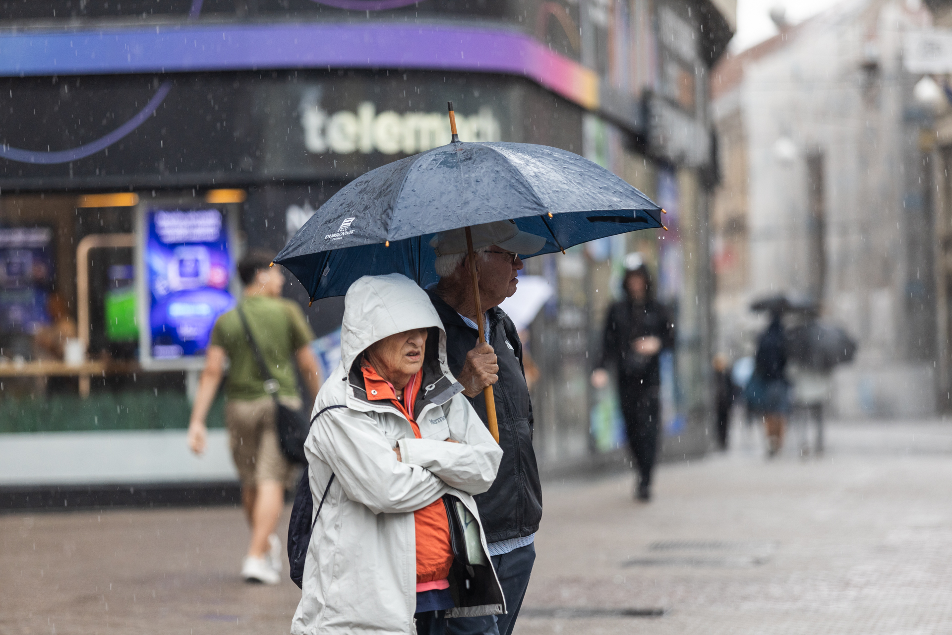 08.07.2025., Zagreb - Grmljavinsko nevrijeme u Zagrebu. Photo: Mia Slafhauzer/PIXSELL