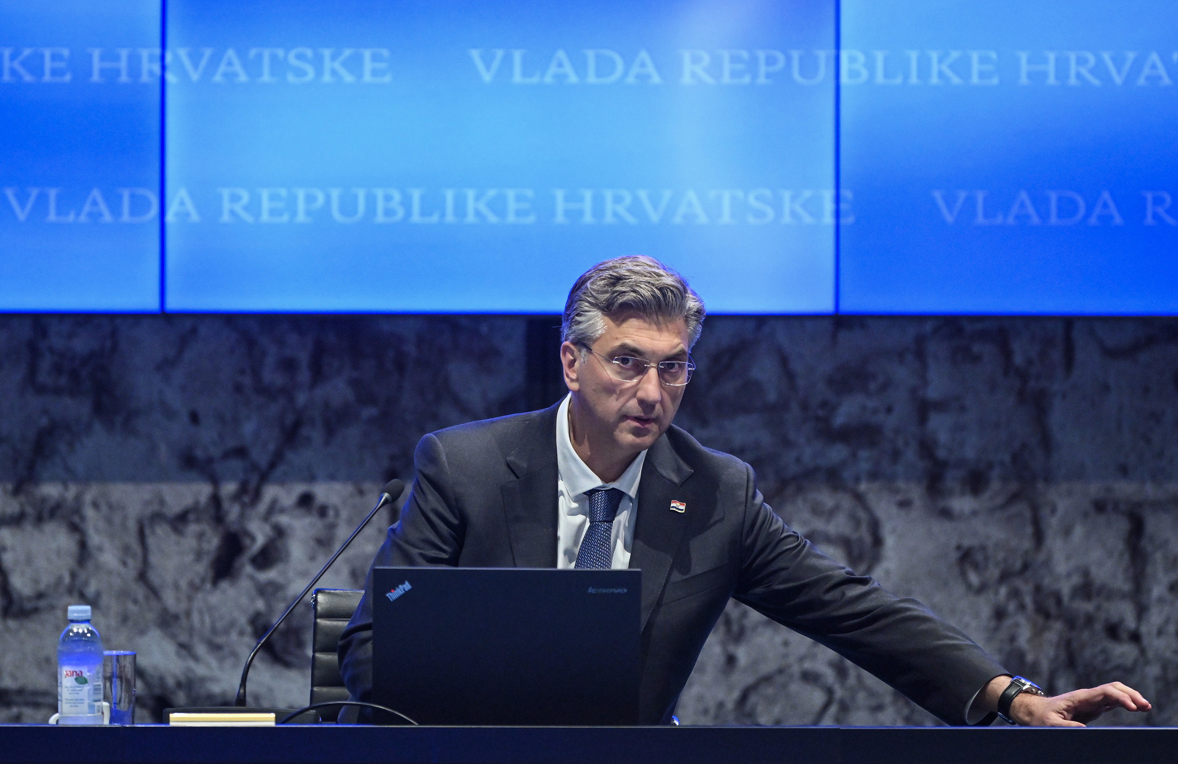 07.05.2026., Zagreb - 167. sjednica Vlade Republike Hrvatske u Nacionalnoj i sveucilisnoj knjiznici. predsjednik Vlade RH Andrej Plenkovic Photo: Josip Regovic/PIXSELL