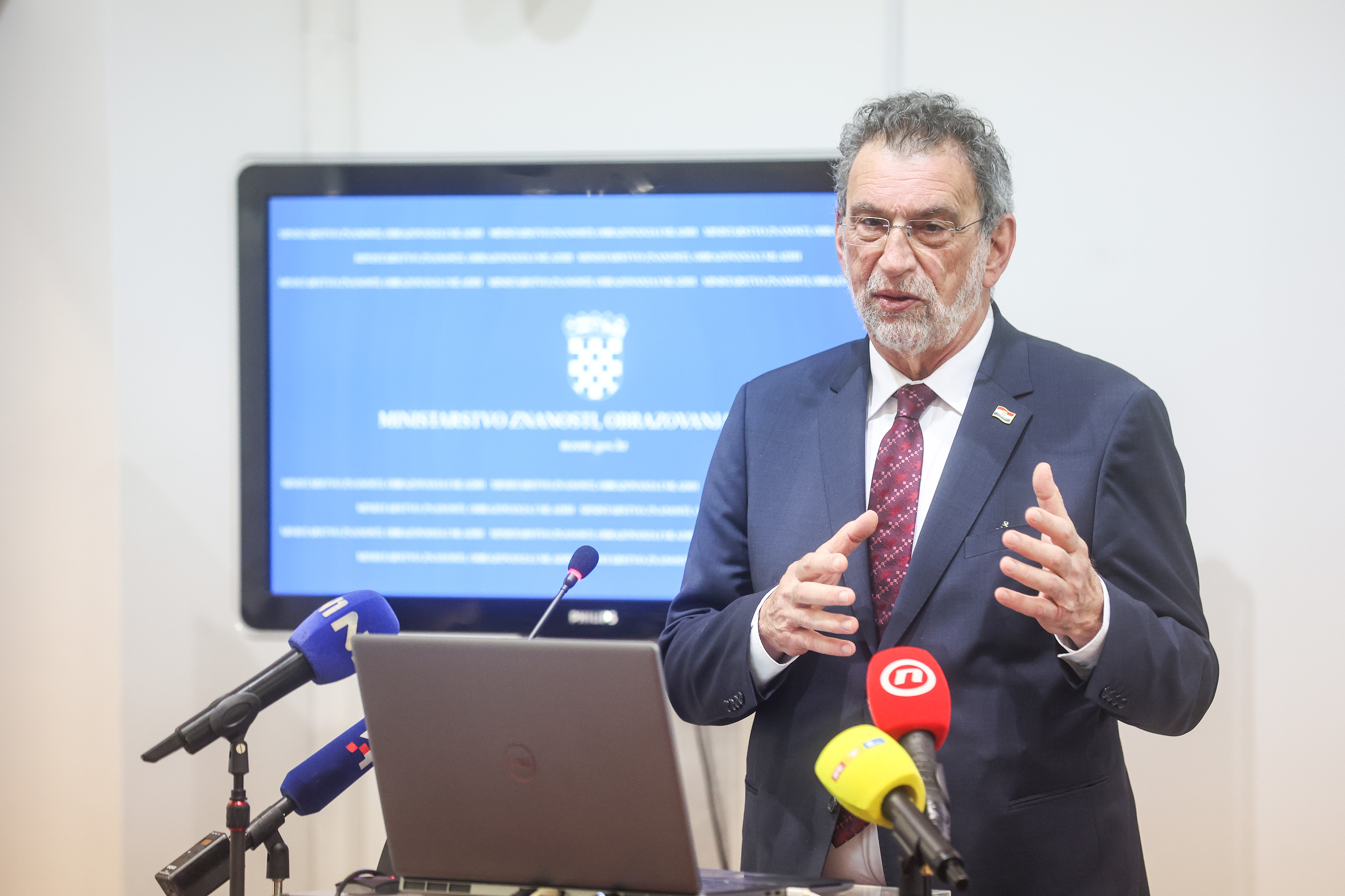06.05.2026., Zagreb - U Ministarstvu znanosti obrazovanja i mladih predstavljen je prijedlog izmjena Pravilnika o pedagoskoj dokumentaciji i evidenciji te javnim ispravama u skolskim ustanovama. Photo: Slavko Midzor/PIXSELL