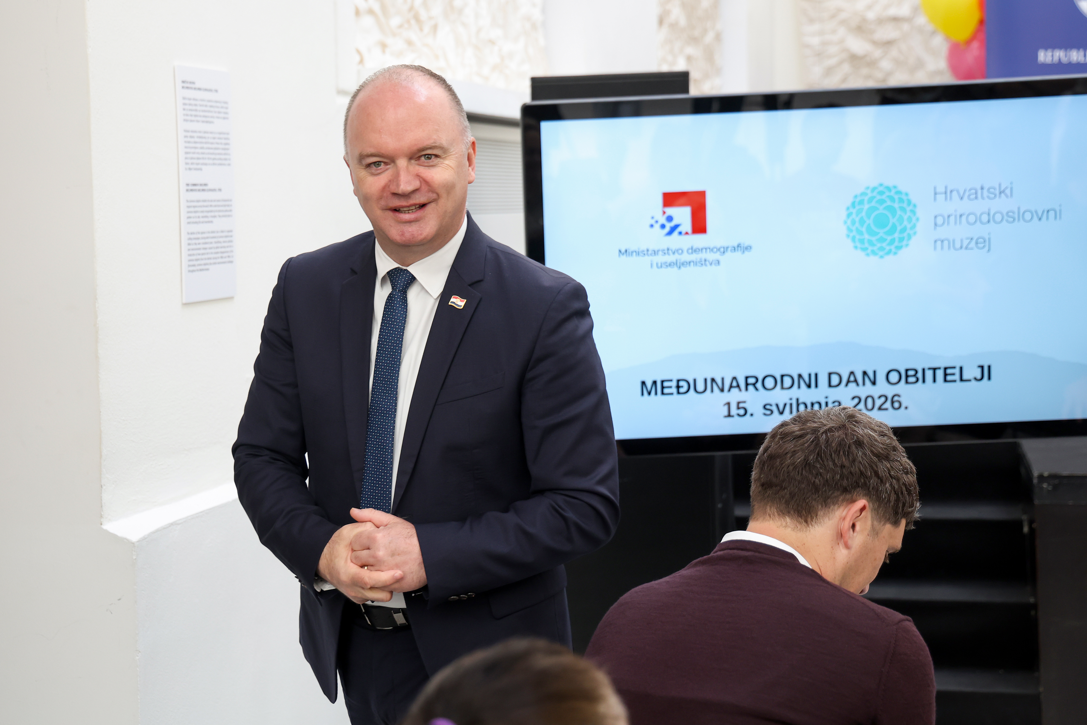 Obiljezavanja Medunarodnog dana obitelji u Hrvatskom prirodoslovnom muzeju. Ivan Sipic. Photo: Matija Habljak/PIXSELL