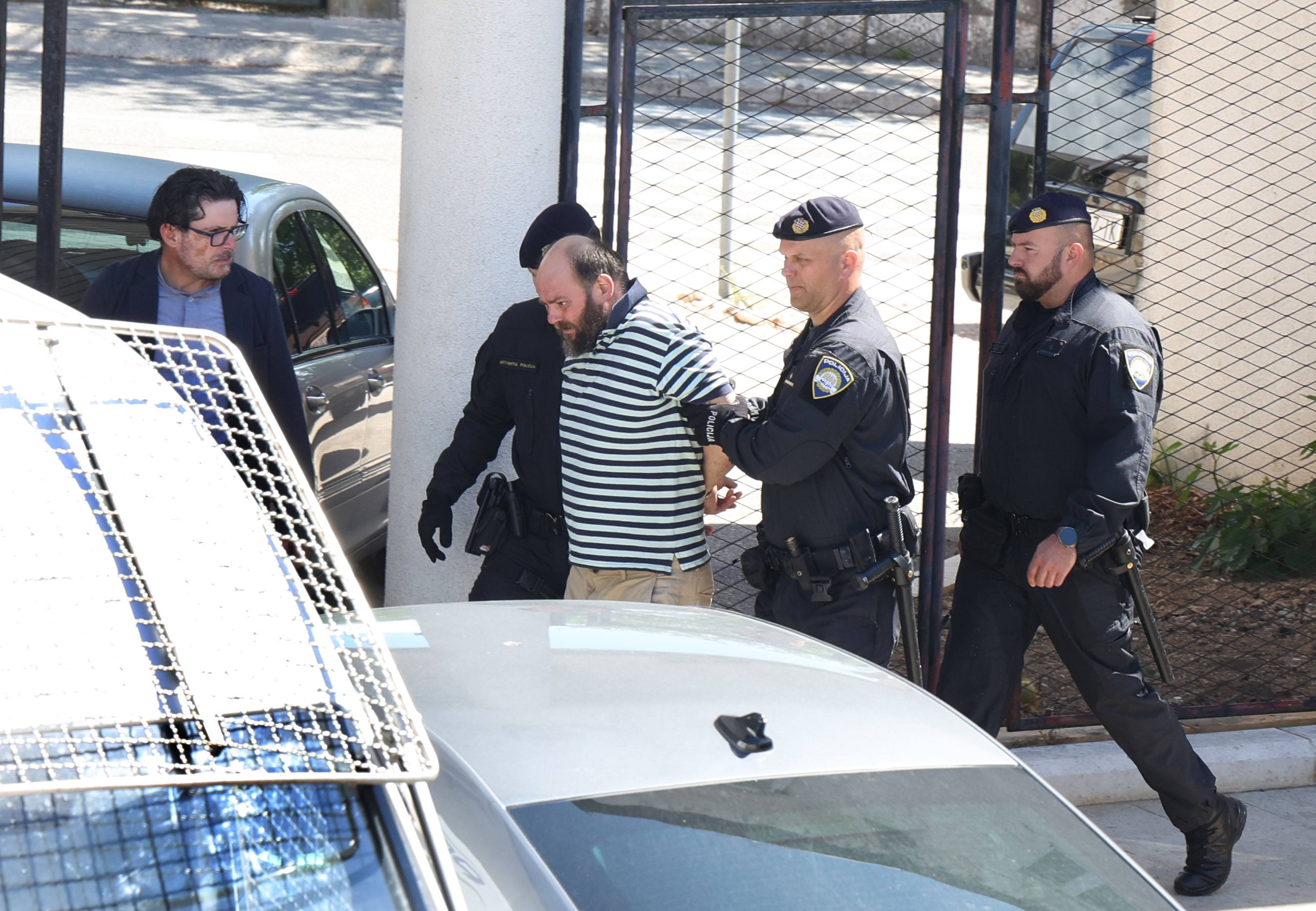 18.05.2026., Sibenik - Privodjenje Kristijana Aleksica. Photo: Dusko Jaramaz/PIXSELL