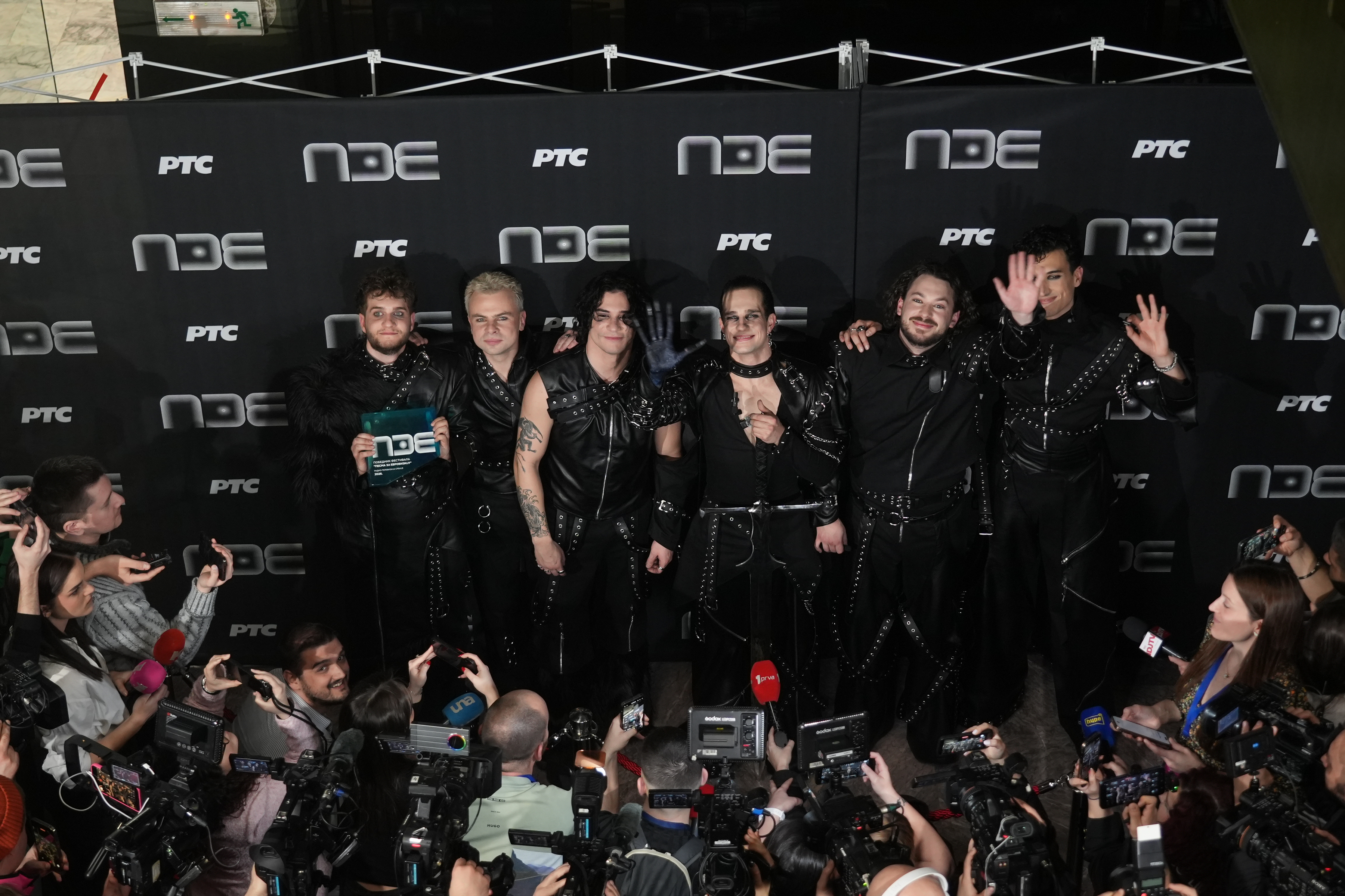 The winner of the "Song for Eurovision '26" festival Photo: Antonio Ahel/Ata  images/PIXSELL