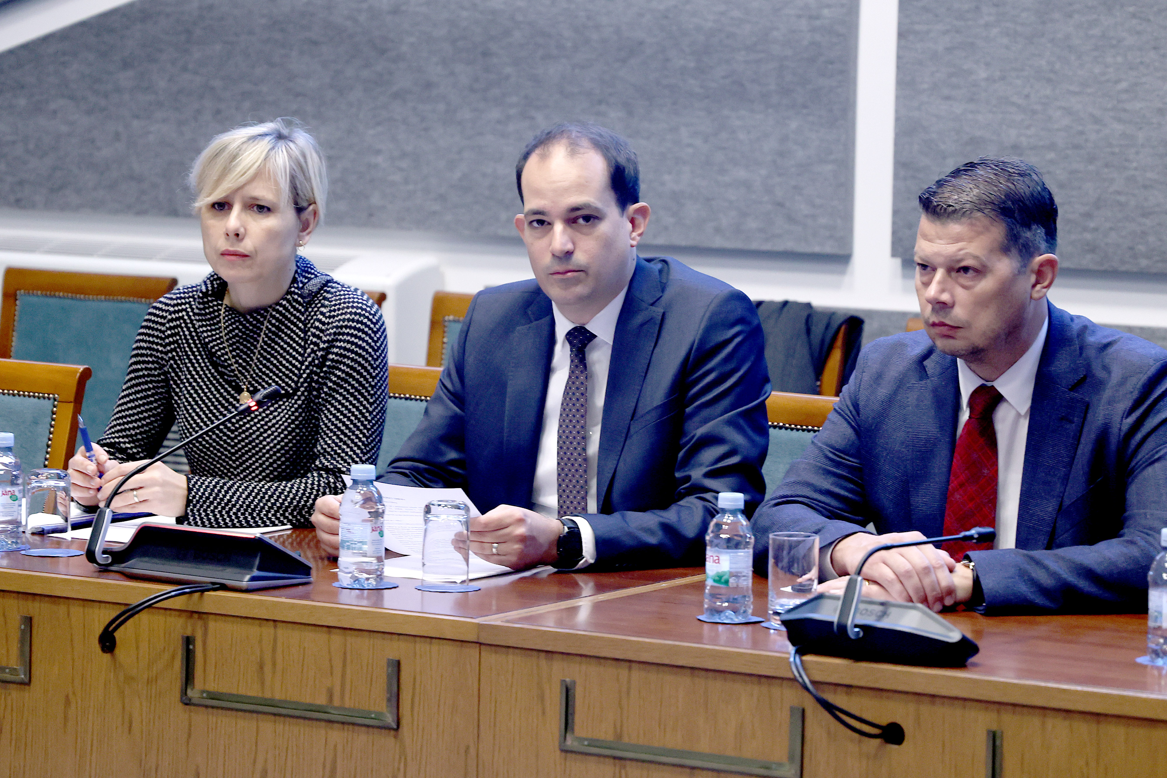 24.10.2025., Zagreb - Na 20. sjednici Odbor za Ustav, Poslovnik i politicki sustav raspravlja o proceduri predlaganja i utvrdjivanja liste kandidata za suce Ustavnog suda. Photo: Patrik Macek/PIXSELL