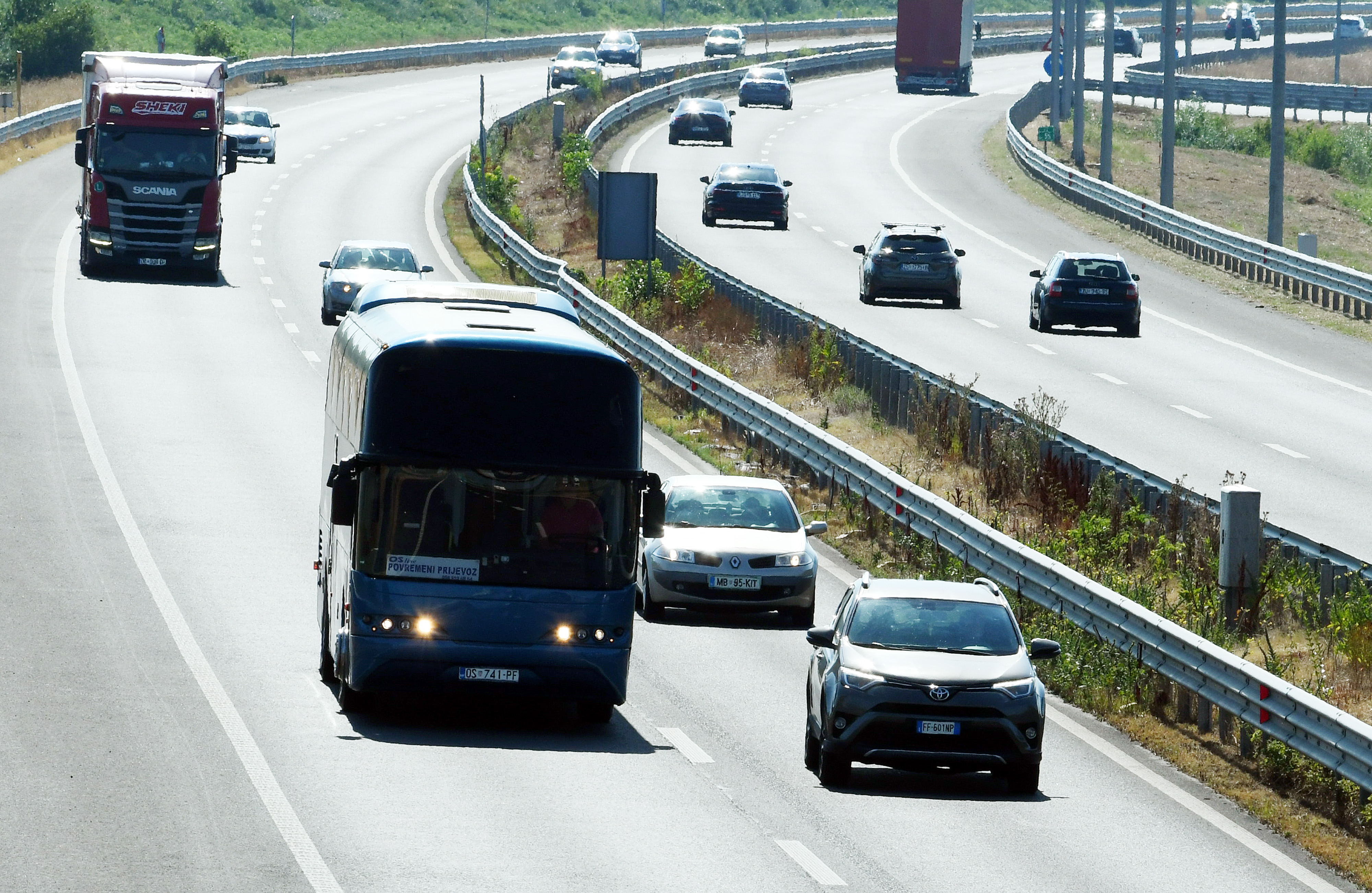 05.07.2025., Jezevo - Na autoputu A3 normalna gustoca promata. Photo: Nikola Cutuk/PIXSELL