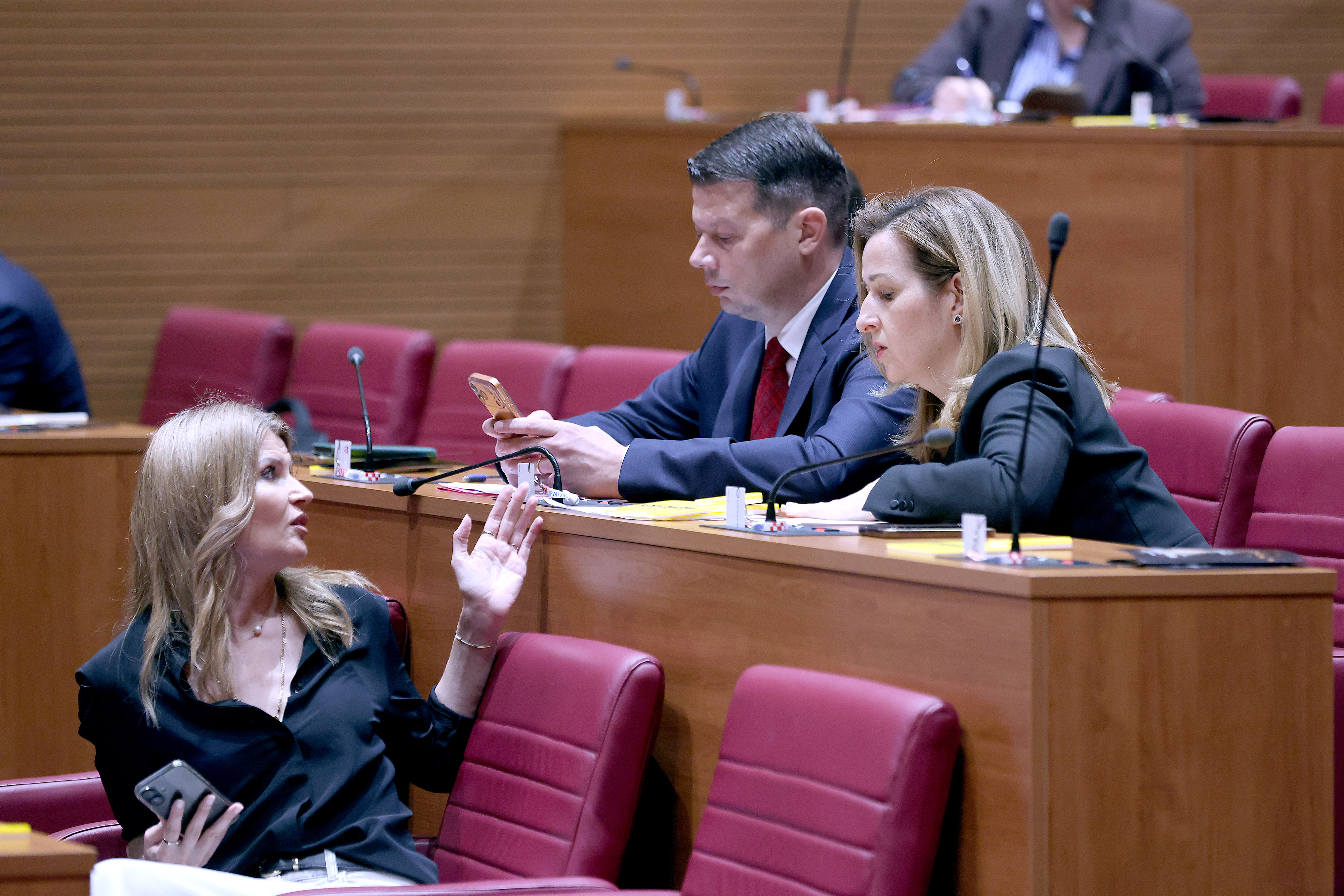 Sabor je 10. sjednicu nastavio raspravom o izboru troje sudaca Ustavnog suda Republike Hrvatske. Photo: Patrik Macek/PIXSELL