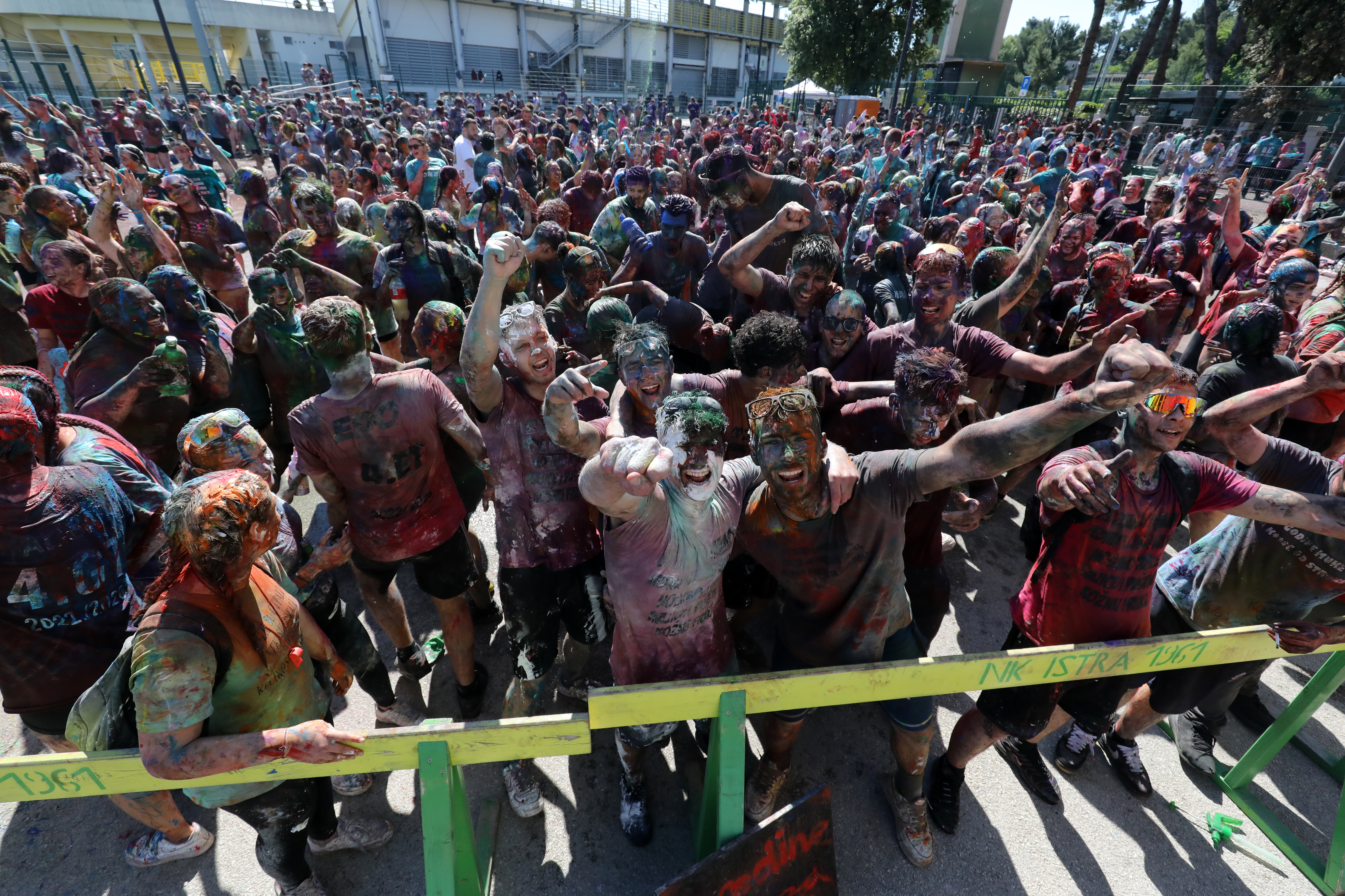 22.05.2026., Pula - I pulski su maturanti proslavili svoj dan. Photo: Sasa Miljevic/PIXSELL