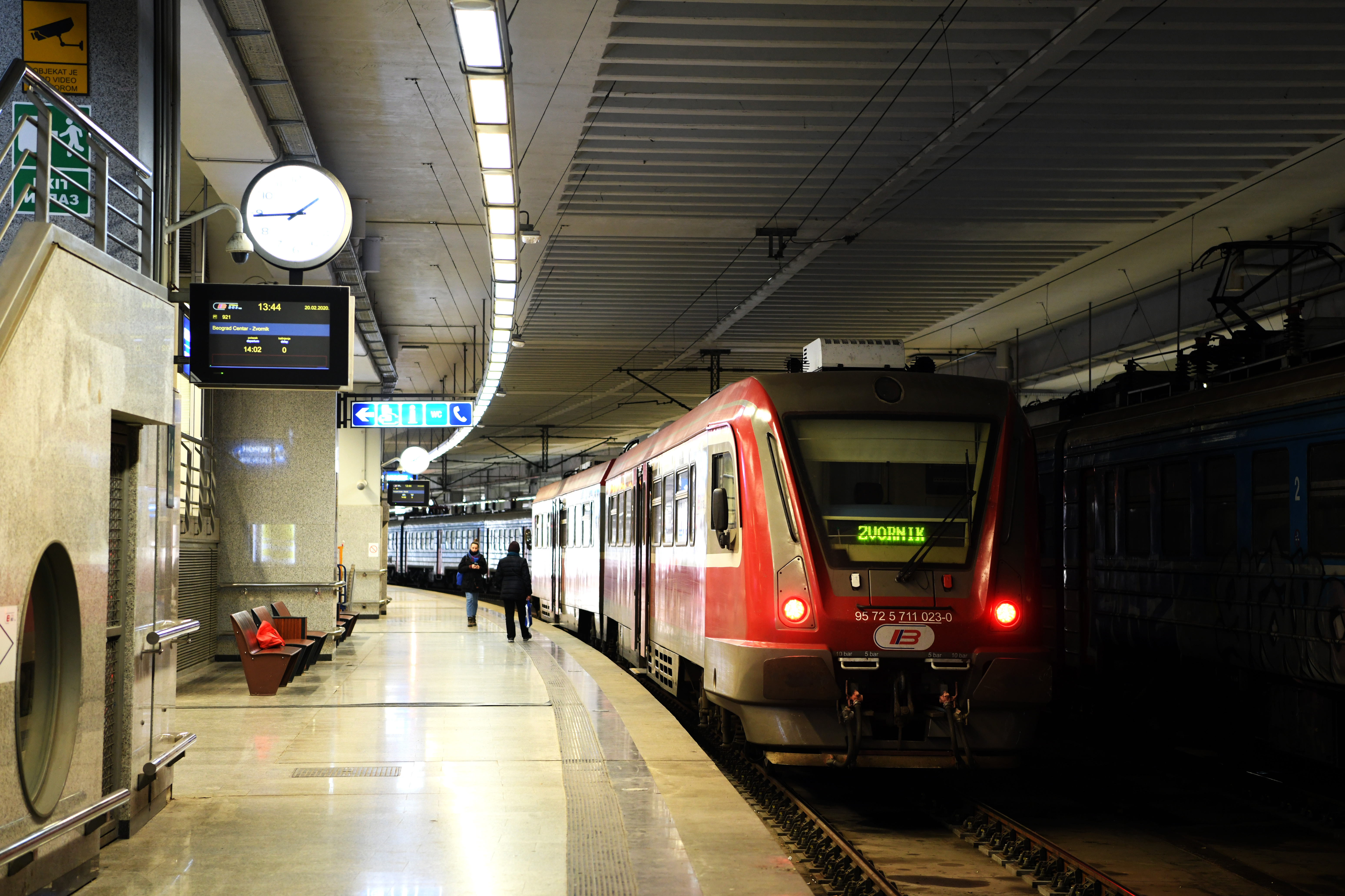 vlak, Srbija